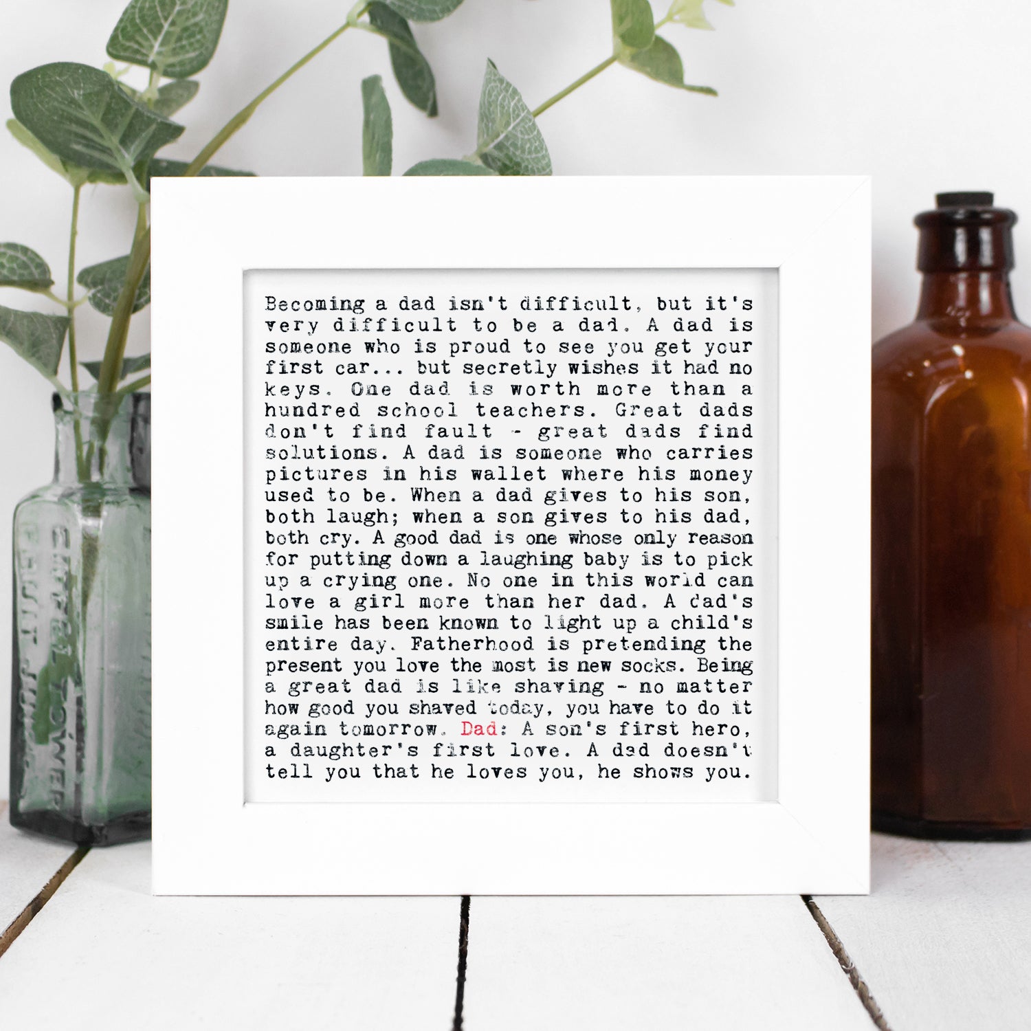 Coulson Macleod Gift Boxed Framed Wise Words Prints
