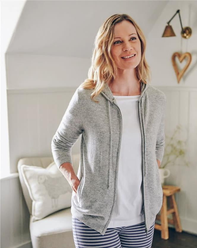 Cashmere And Merino Luxe Lounge Hoodie