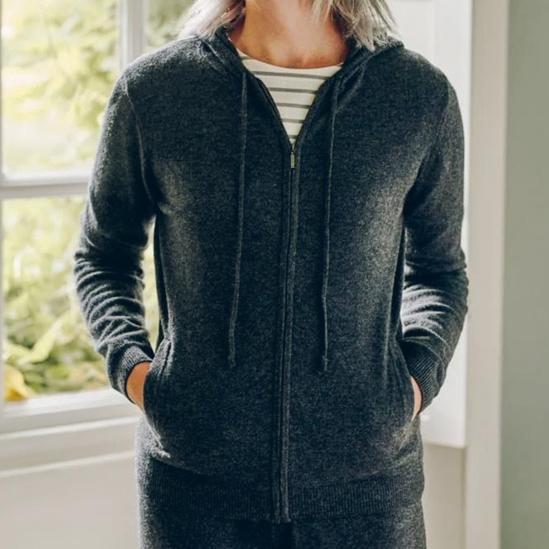 Cashmere And Merino Luxe Lounge Hoodie