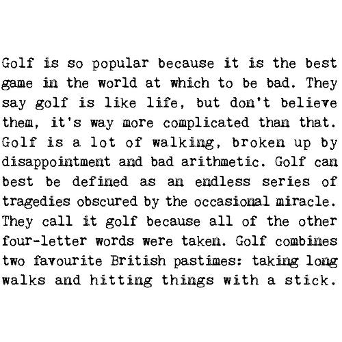 Coulson Macleod Golf Addict Greeting Card