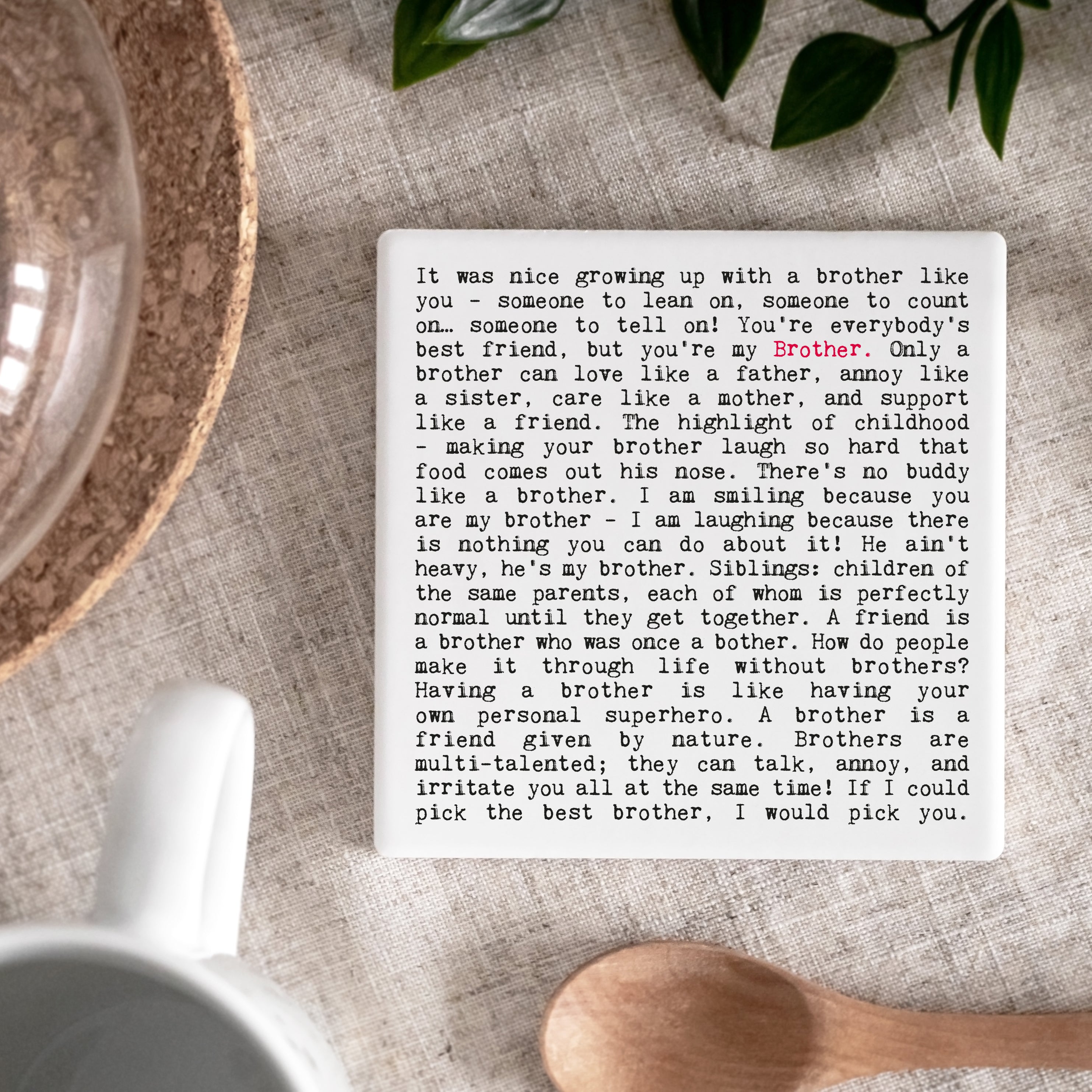 Coulson Macleod Ceramic Wise Words Coasters