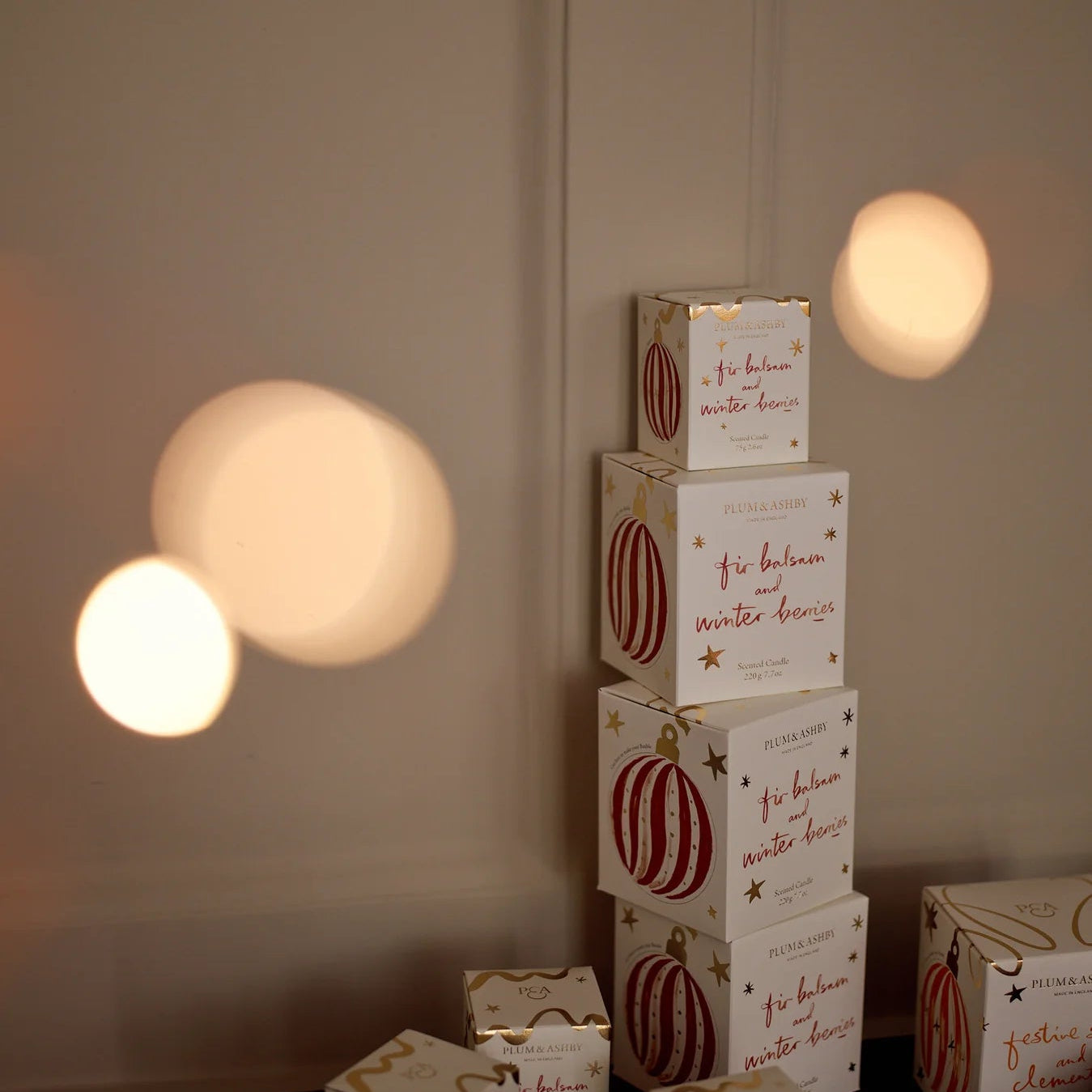 Plum & Ashby Fir Balsam & Winter Berries Votive Candle