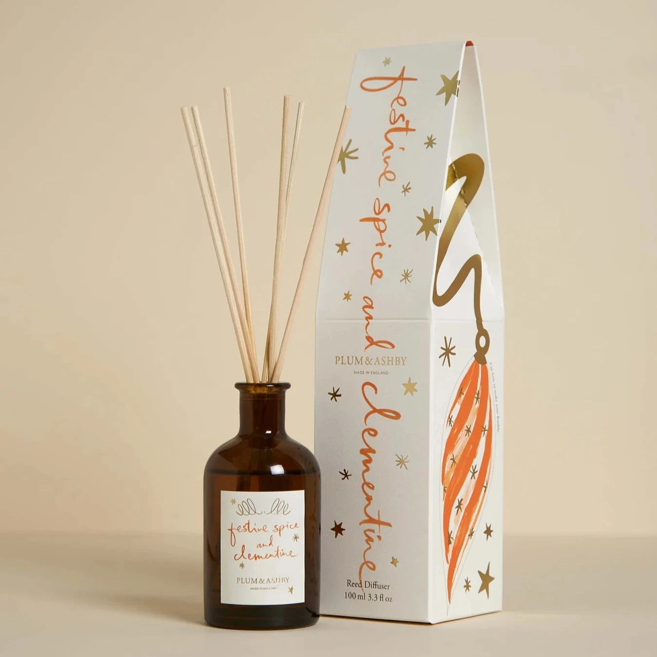 Plum & Ashby Festive Spice & Clementine Diffuser