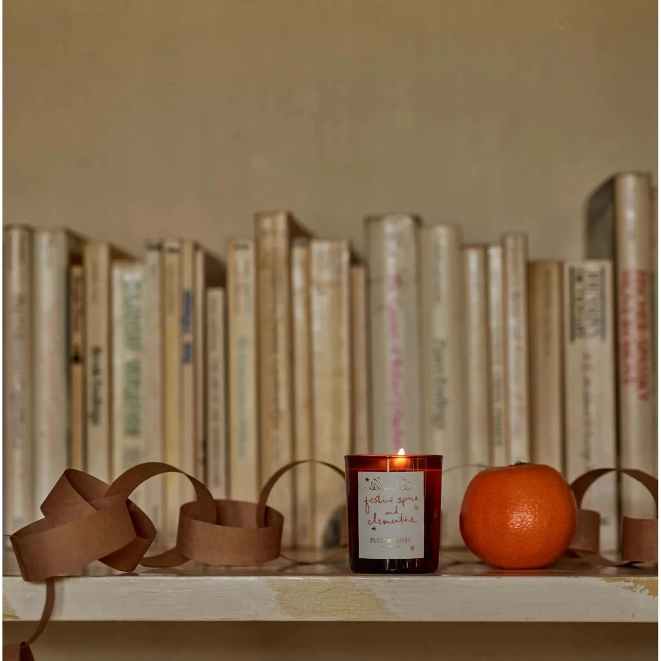 Plum & Ashby Festive Spice & Clementine Votive Candle