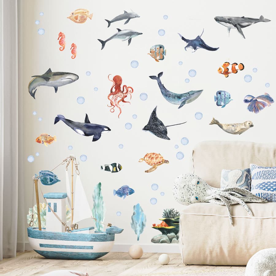 Underwater Wall Sticker Pack