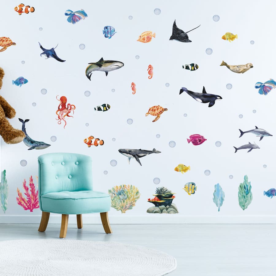 Underwater Wall Sticker Pack