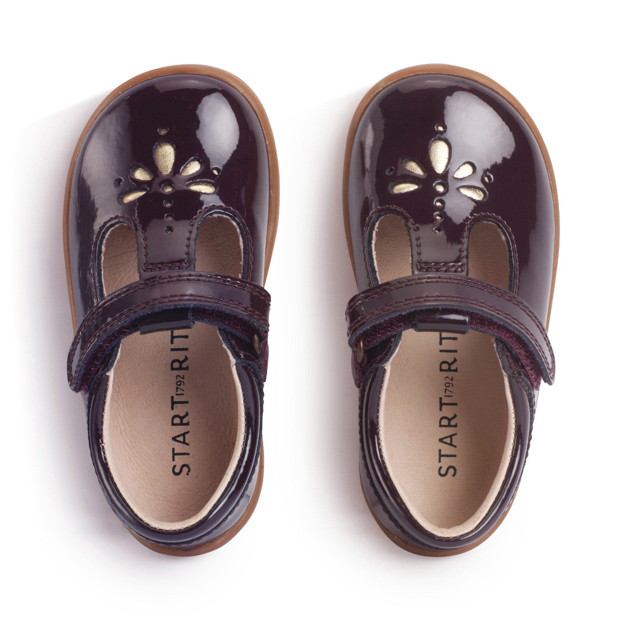 Start Rite Puzzle Patent Shoes (Burgundy)