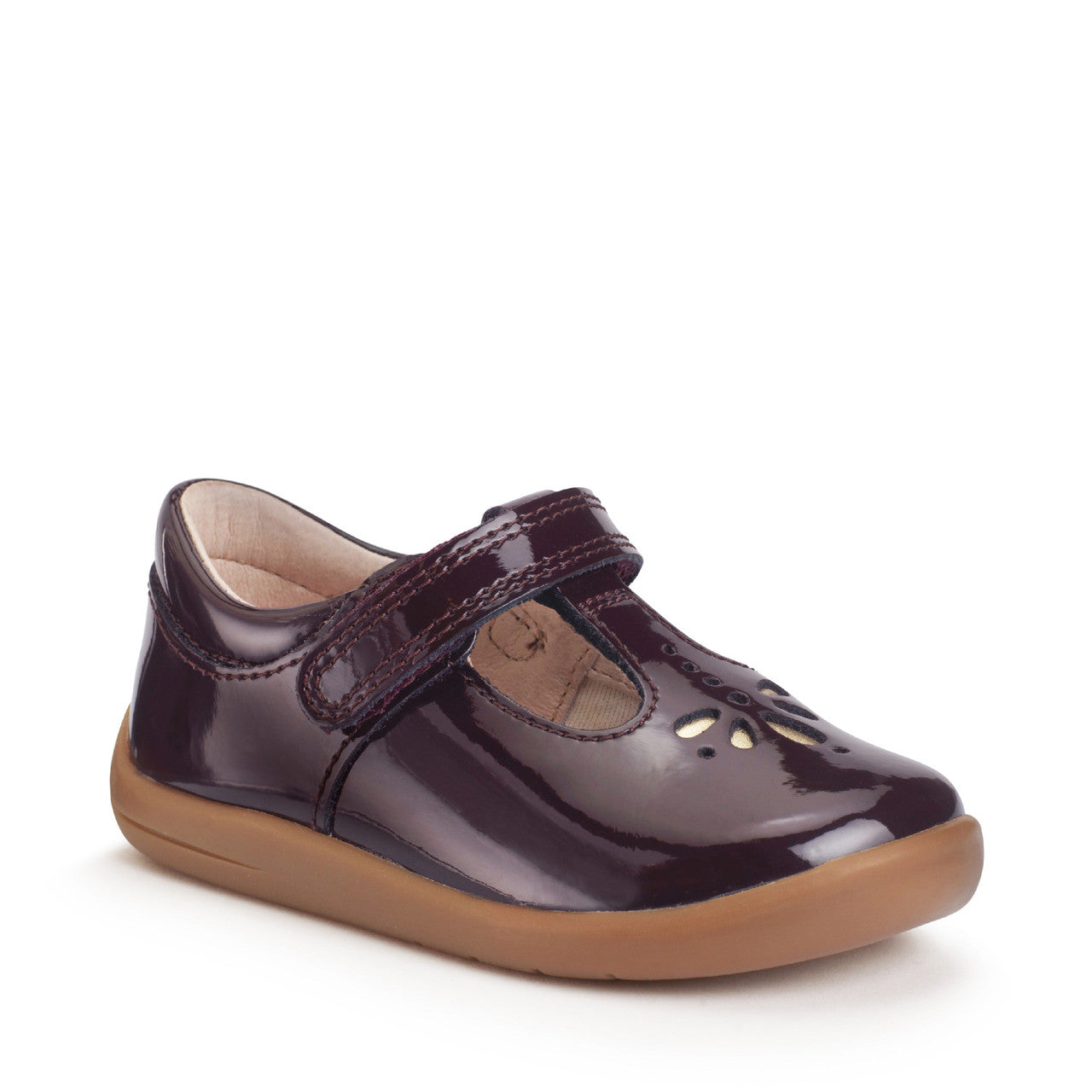 Start Rite Puzzle Patent Shoes (Burgundy)