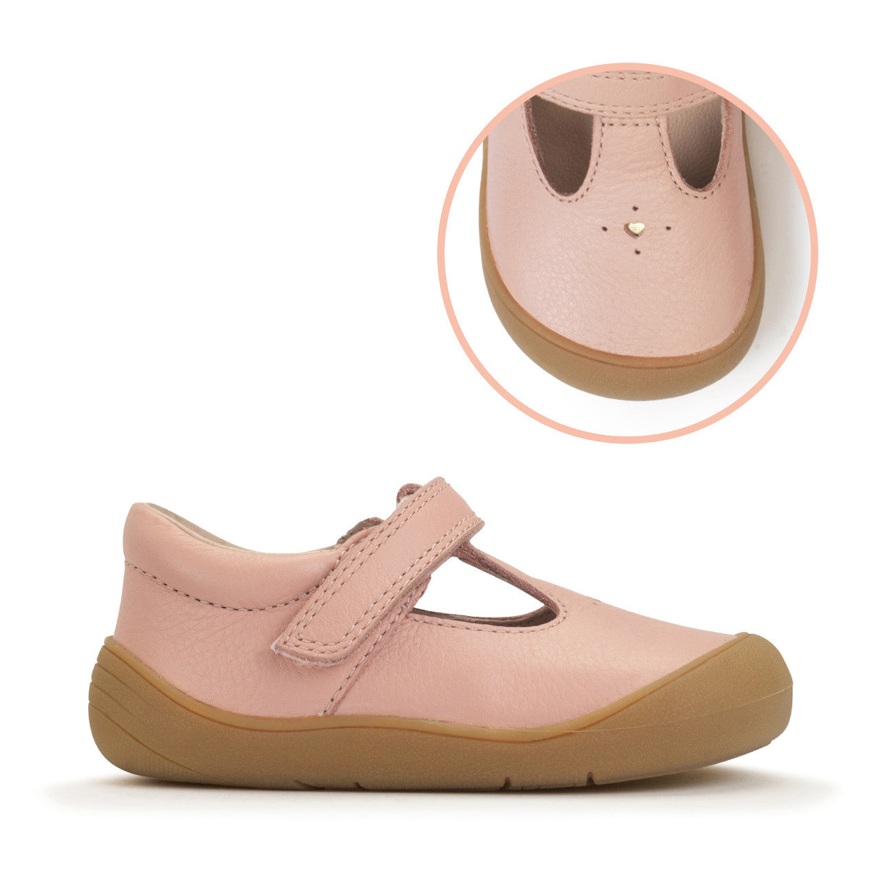 Start Rite Charms Leather Heart Shoe