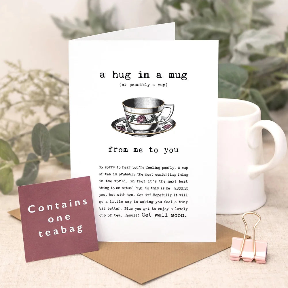 Coulson Macleod From Me To You Hug In A Mug Card With Tea Bag