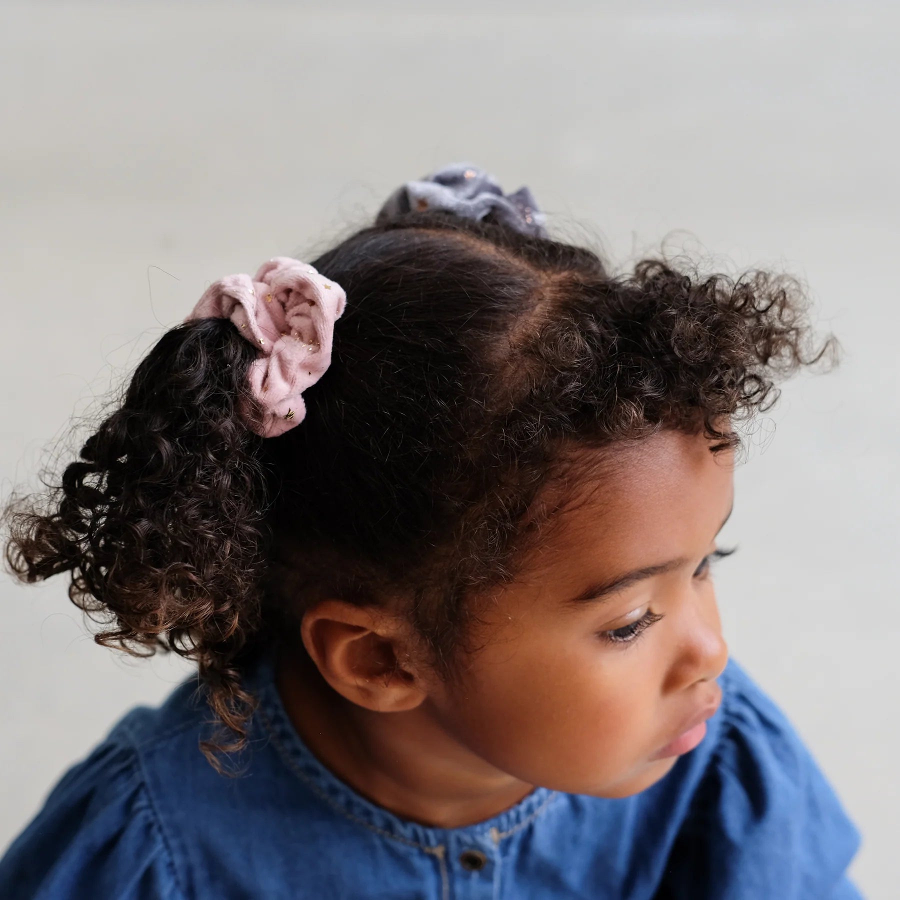 Velvet Starry Scrunchies