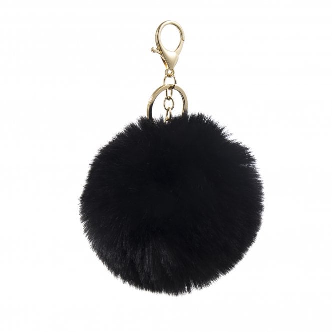 Faux Fur Pom Pom Keyring