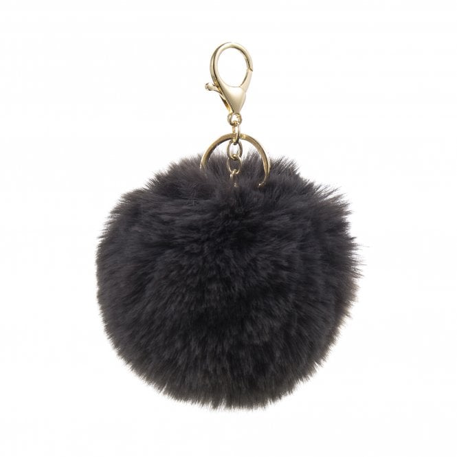 Faux Fur Pom Pom Keyring