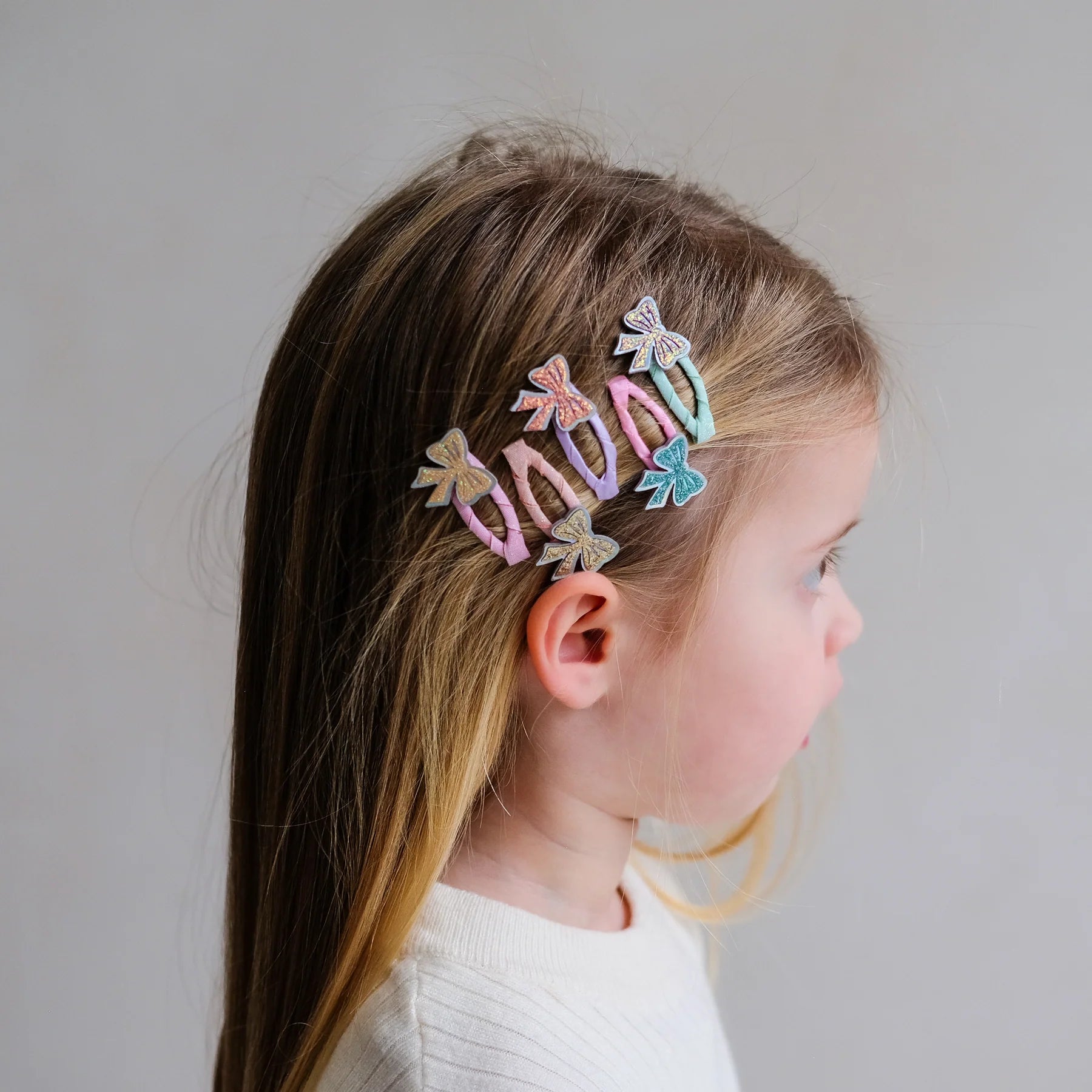 Mimi & Lula Sparkle Bow Mini Clips
