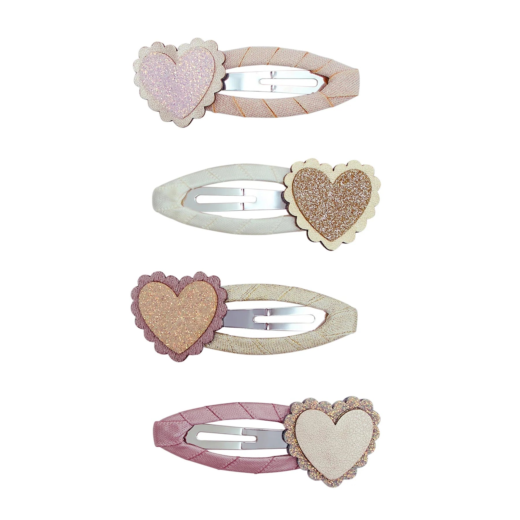 Mimi & Lula Scallop Heart Hair Clips