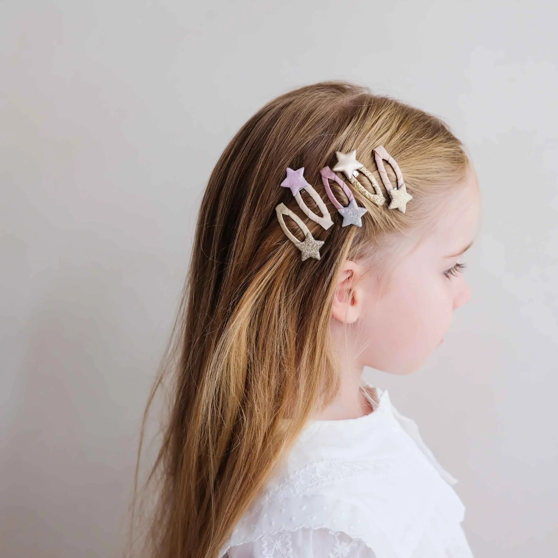 Mimi & Lula Stellina Shimmer Star Mini Hair Clips