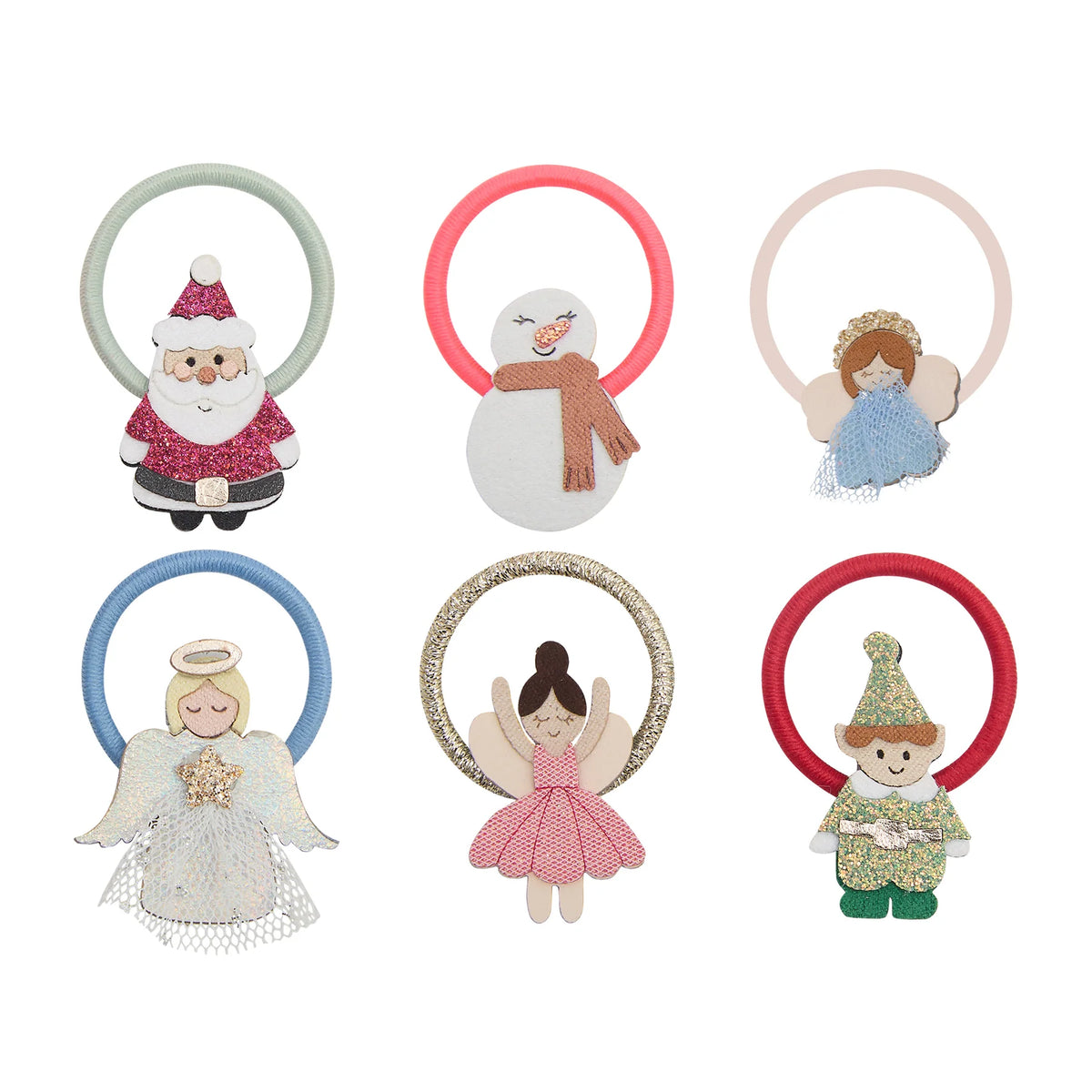 Mimi & Lula Cute Christmas Character Mini Hair Ties