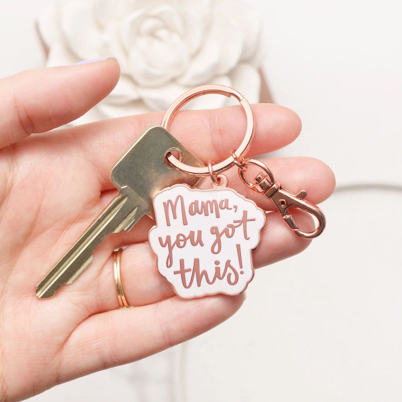 Mama, You Got This! - Enamel Keyring