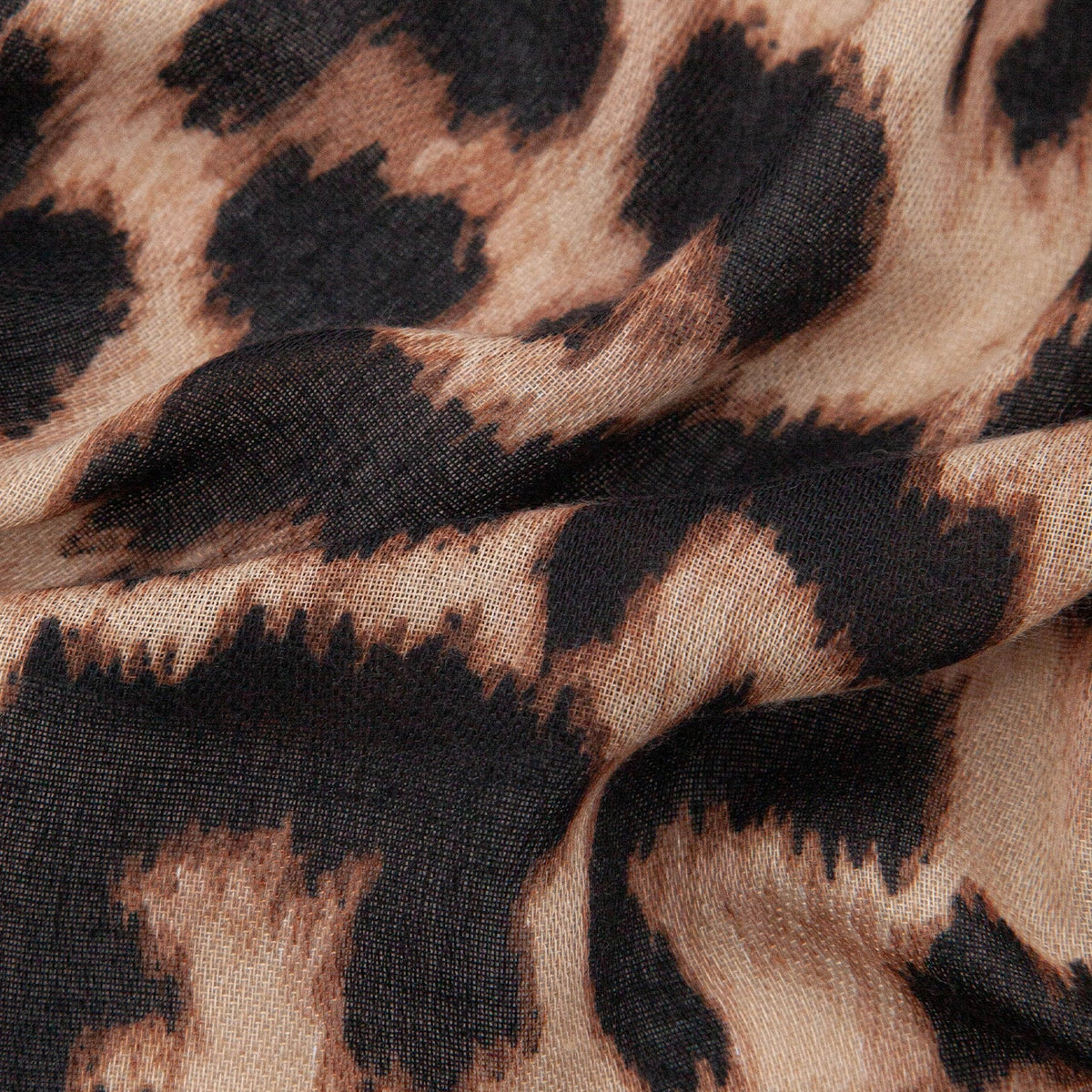 Large Leopard Print Lightweight Scarf