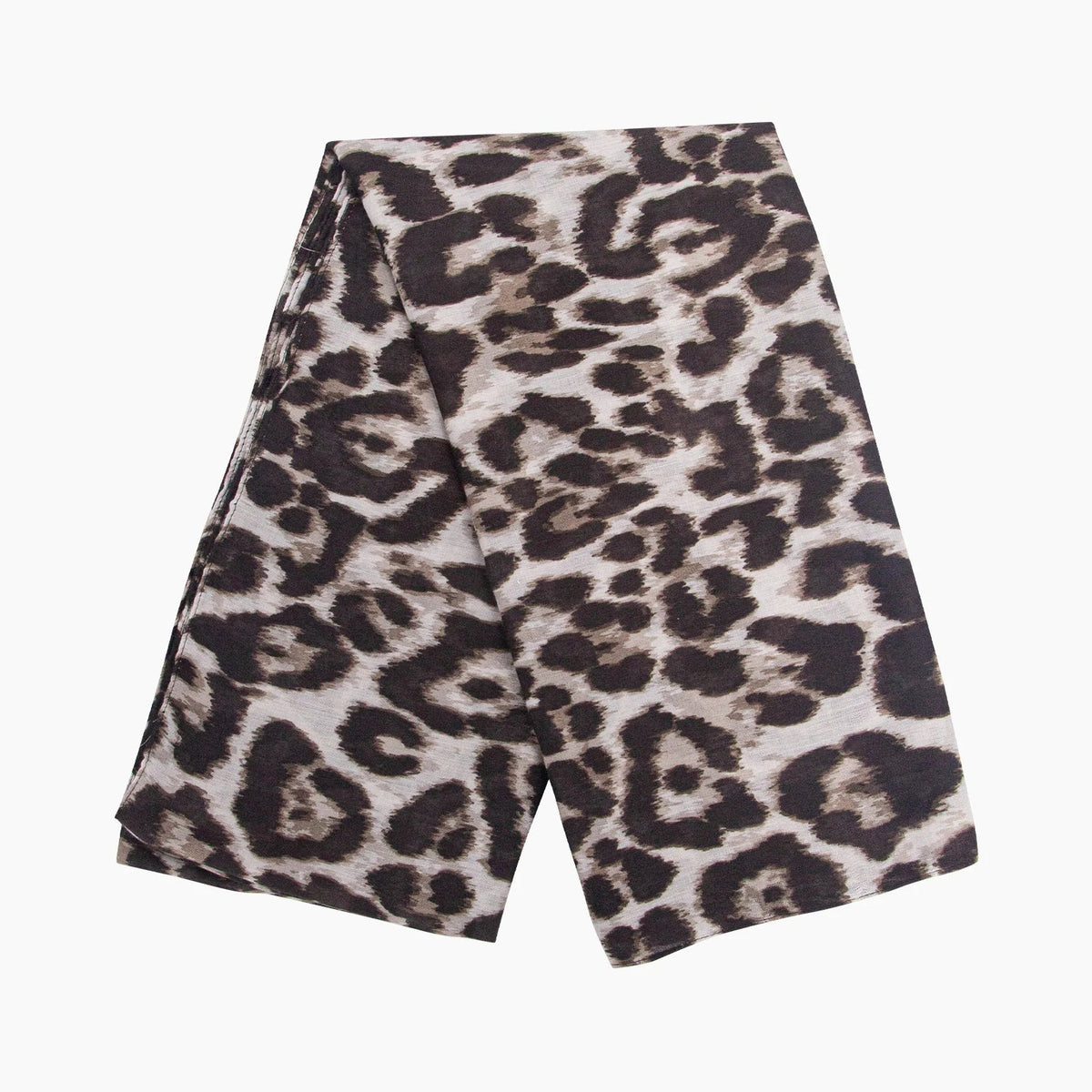 Large Leopard Print Lightweight Scarf