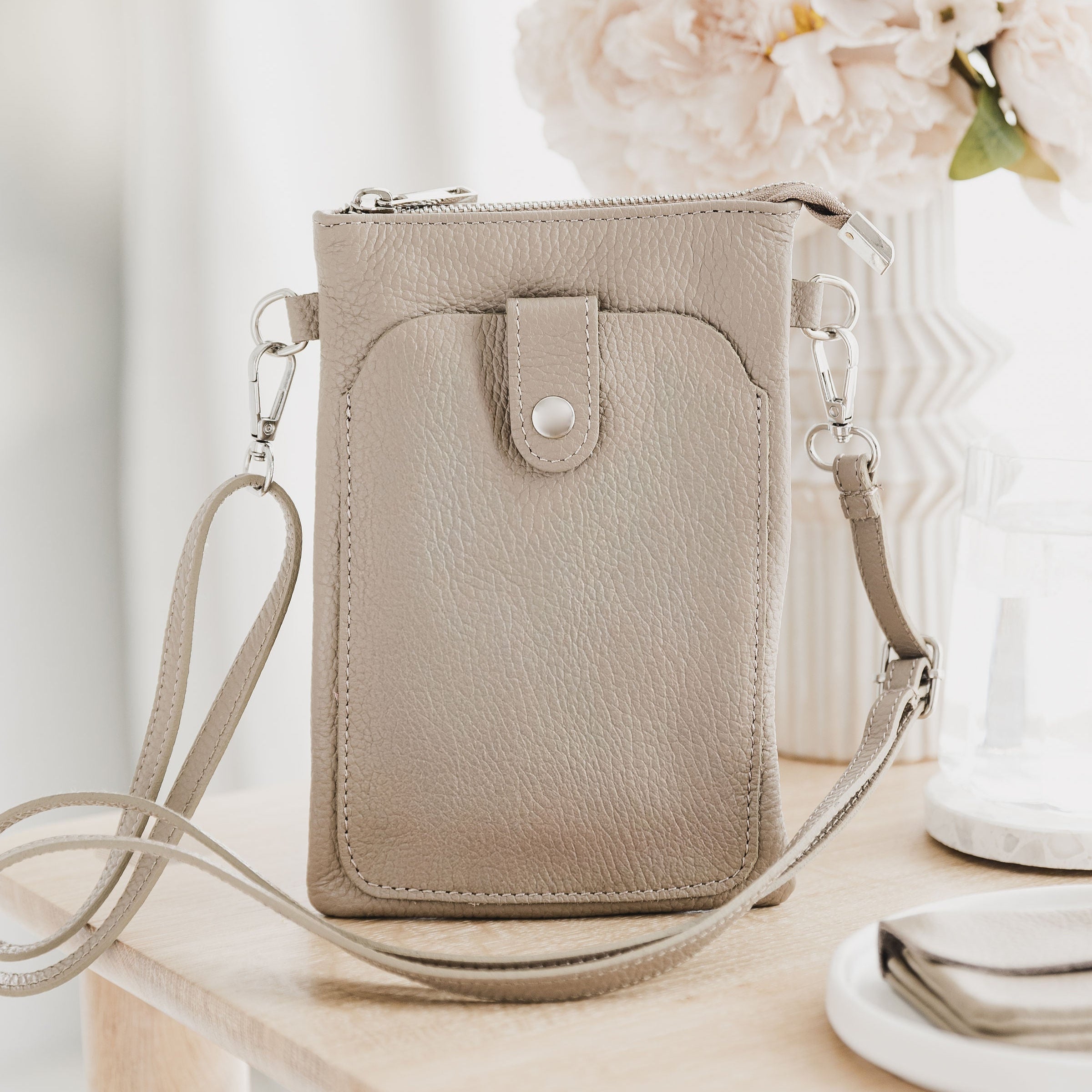 Hedy Leather Phone Purse Bag