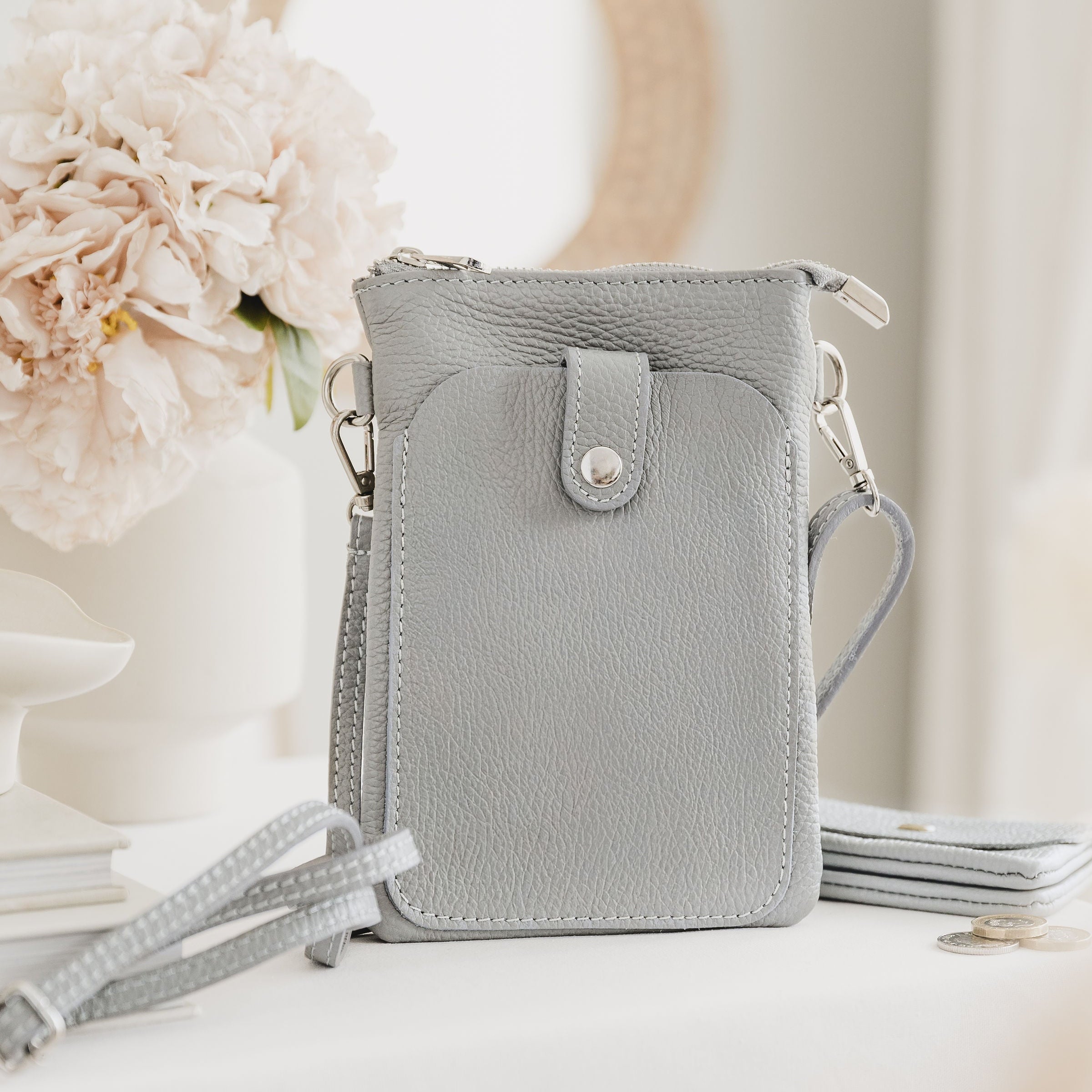 Hedy Leather Phone Purse Bag