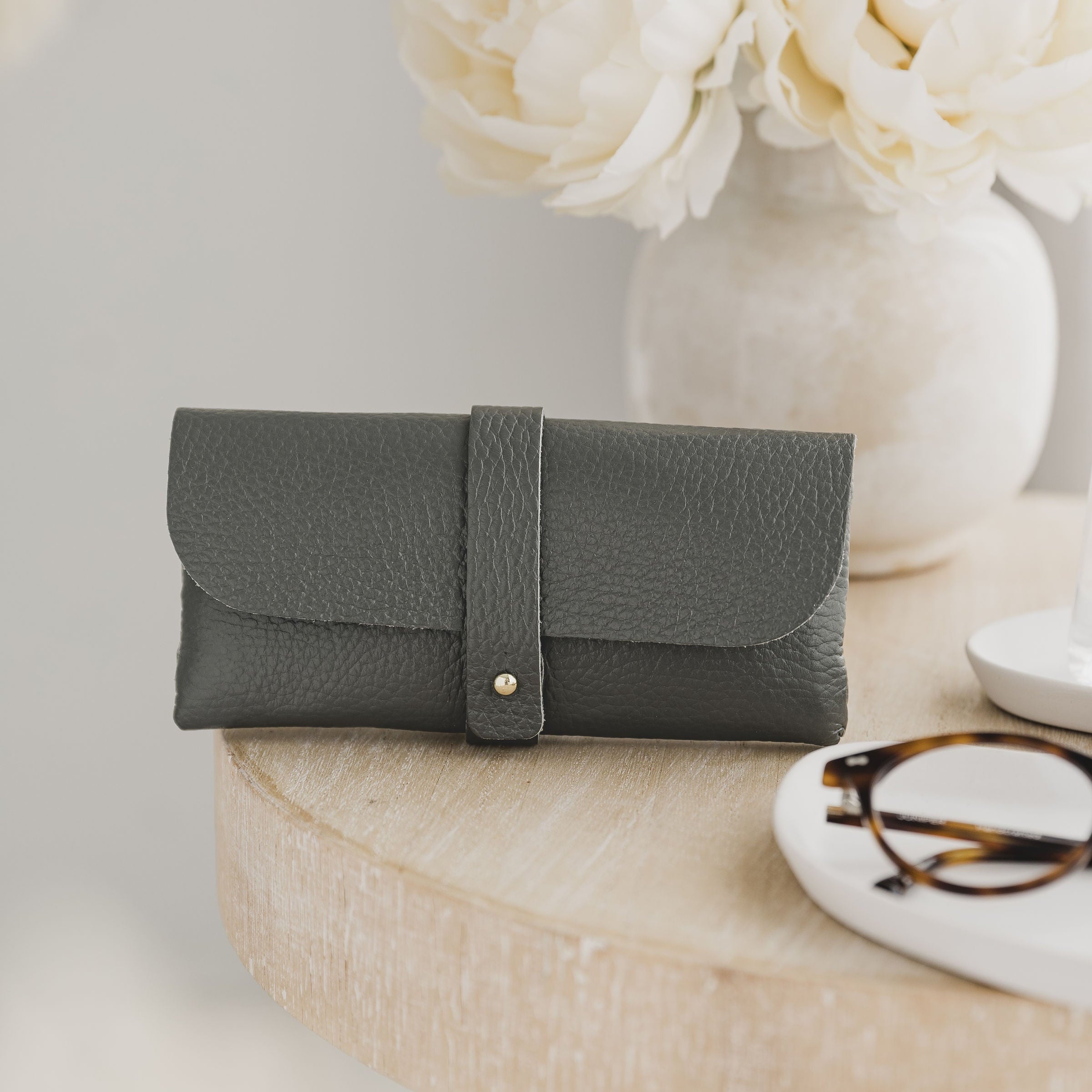Marie Leather Glasses Case