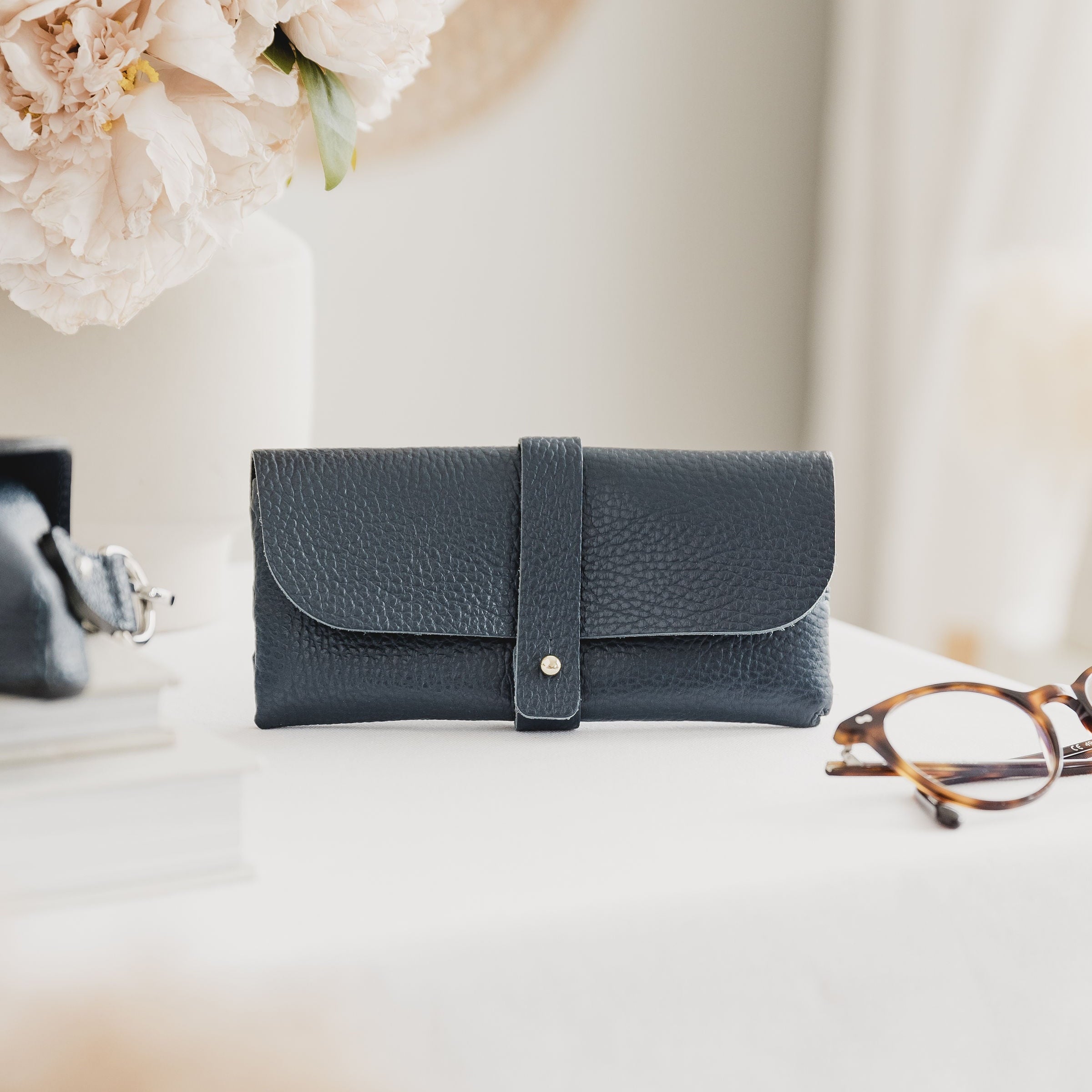 Marie Leather Glasses Case