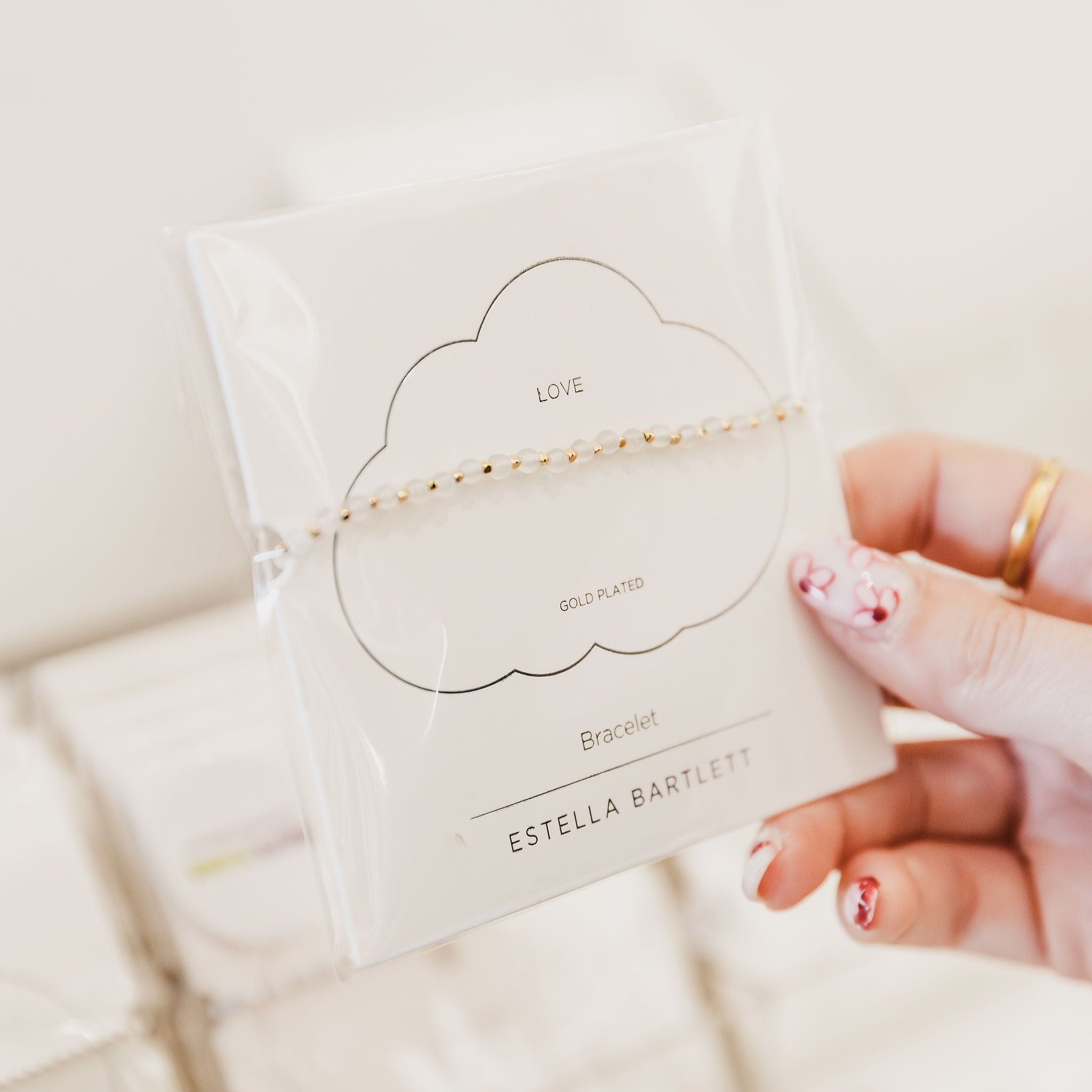 Moonstone Gemstone Amelia 'Love' Bracelet