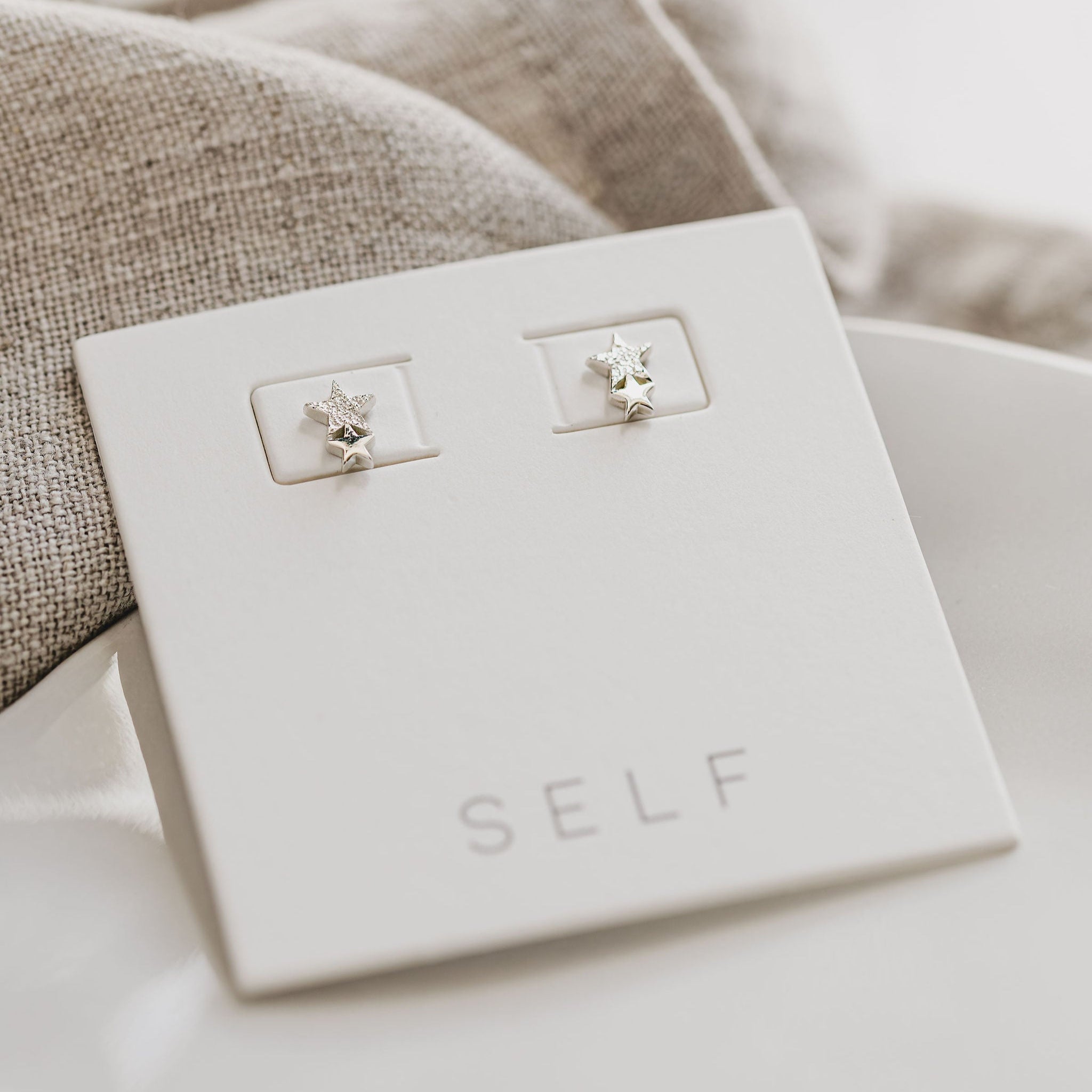 'The Vega' Double Star Earrings