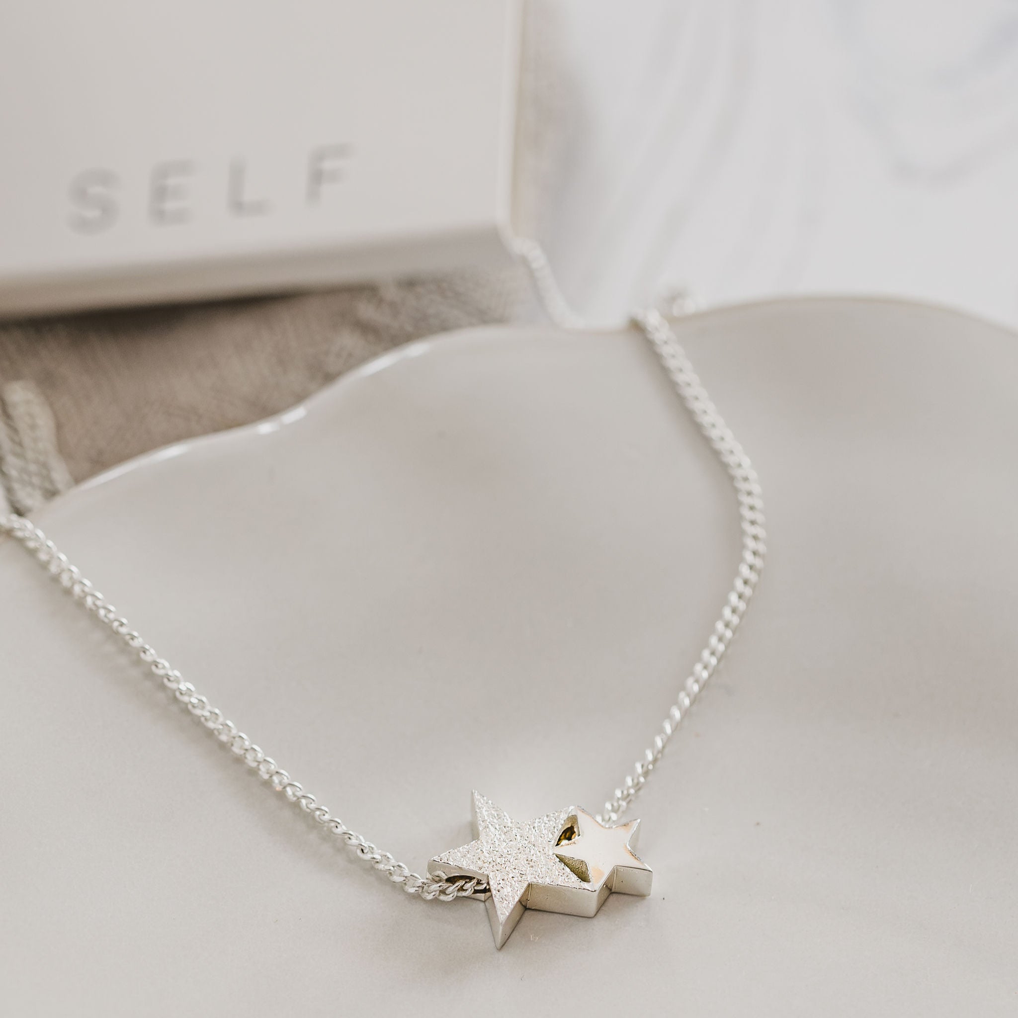 'The Vega' Double Star Necklace
