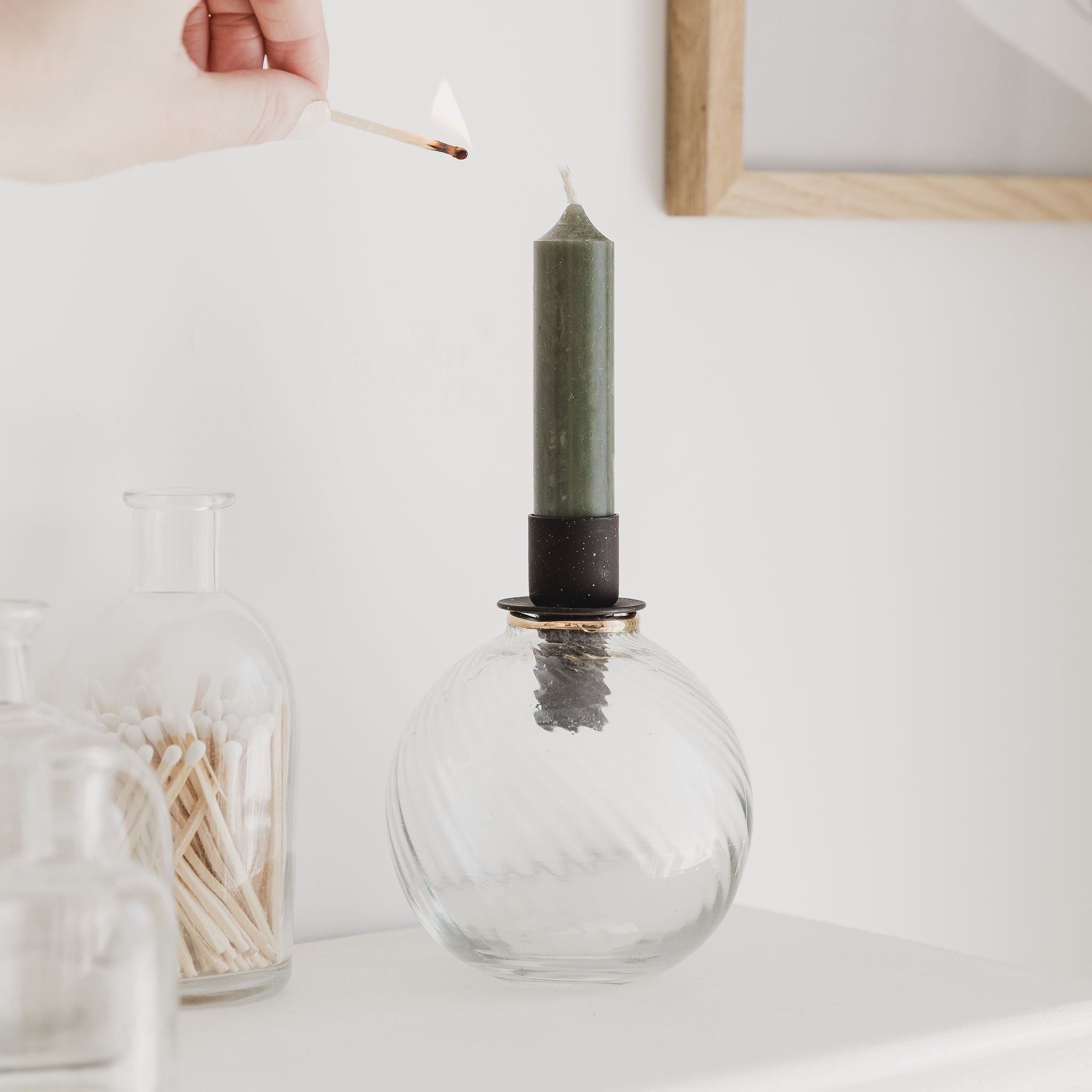 Rust Candle Holder