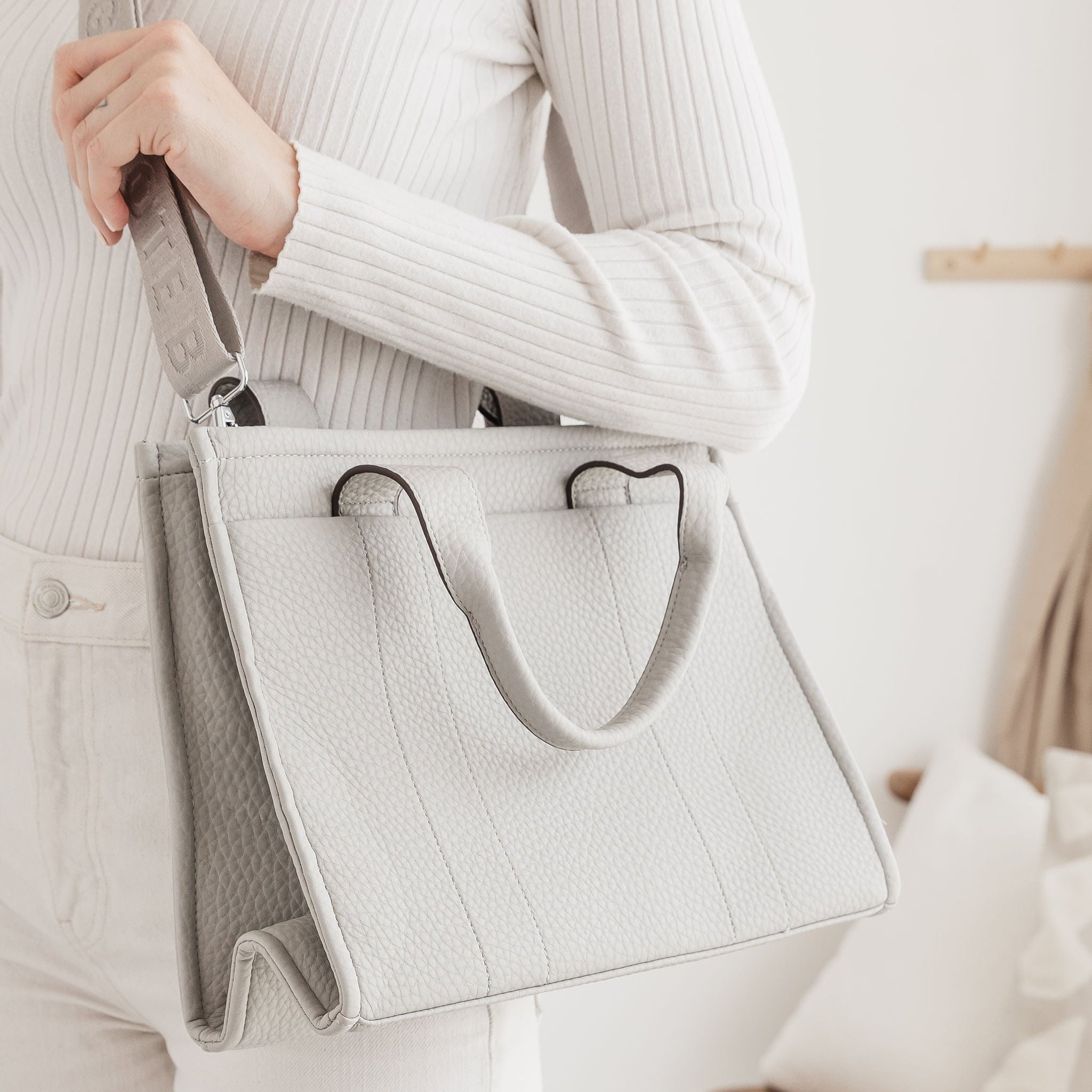 Vegan Leather Tote Bag