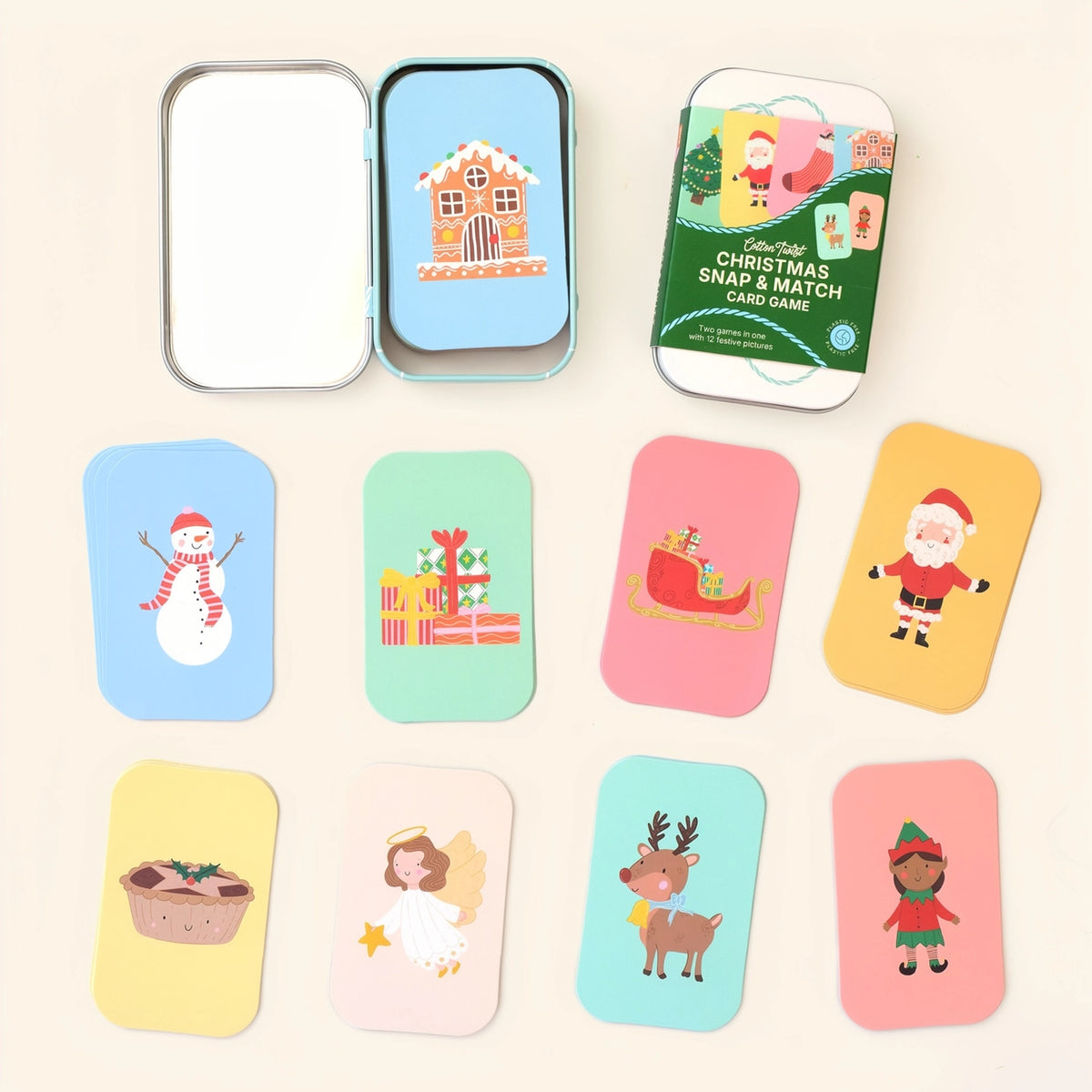 Christmas Snap & Match Card Game
