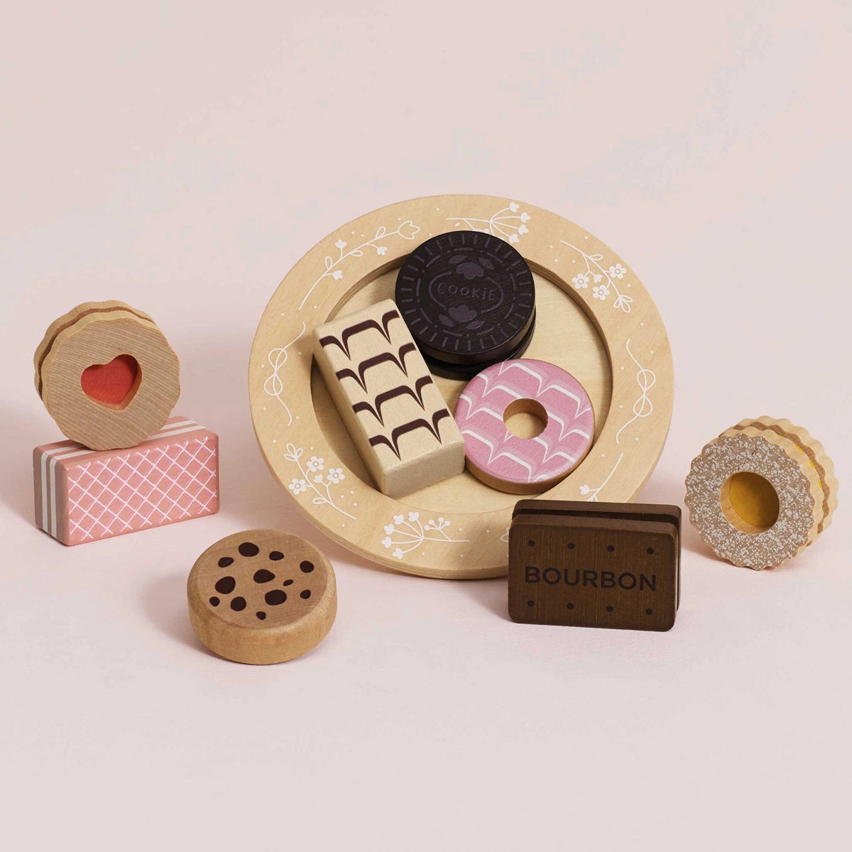 Wooden Biscuit & Cookie Set