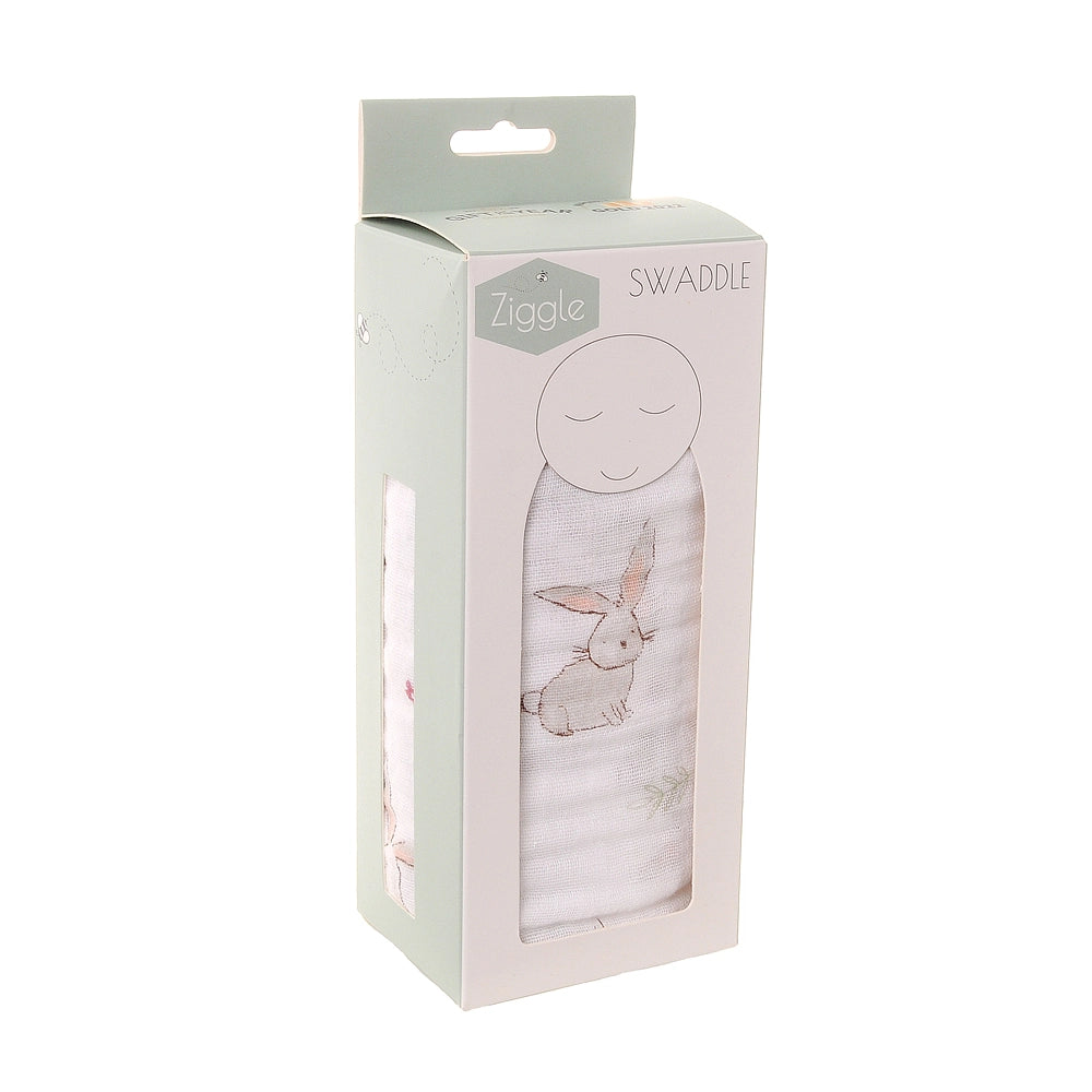 Cotton Animal Print Swaddle