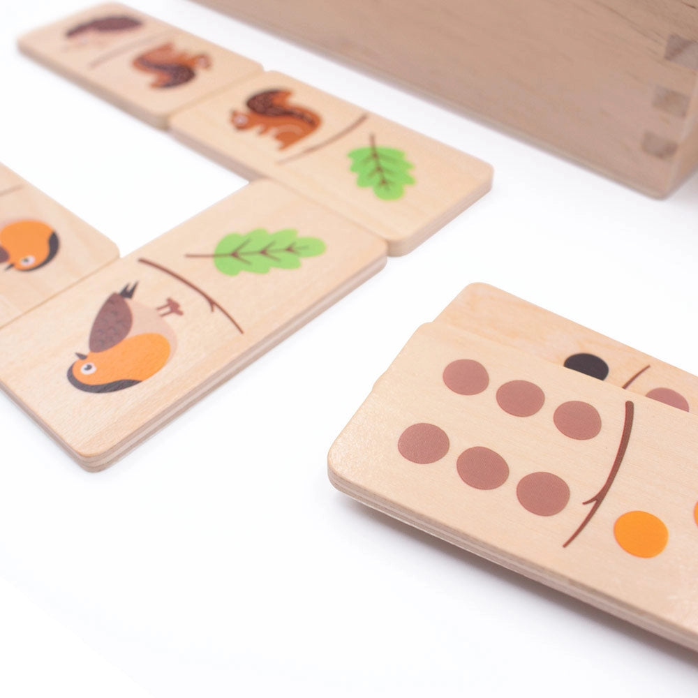 Woodland Dominoes Set