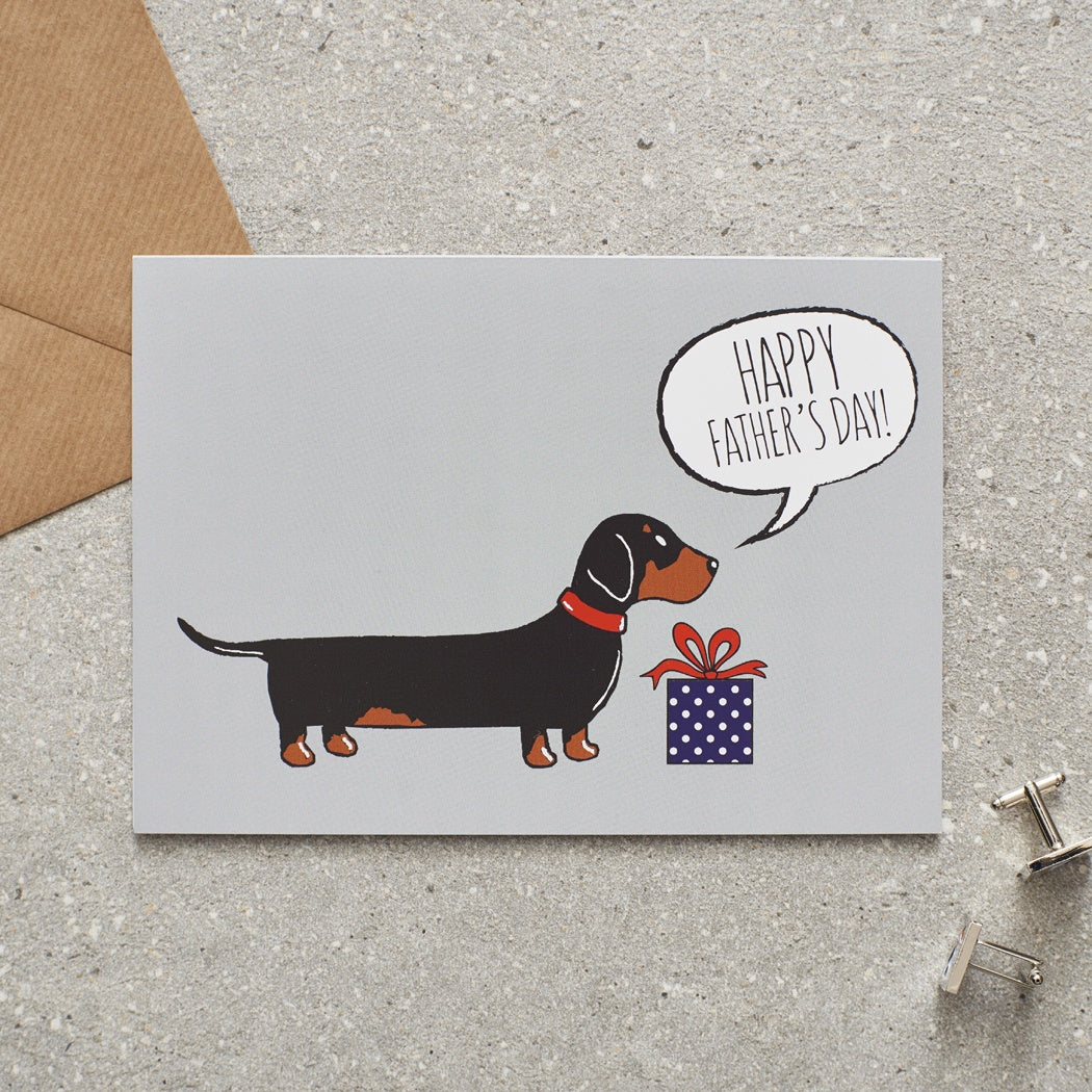 Sweet William Father's Day Dog Greetings Card