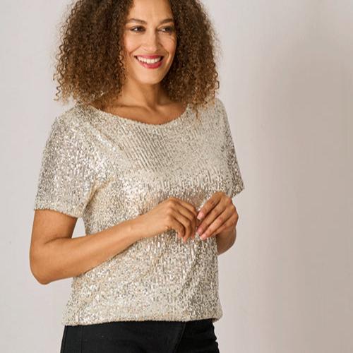 Full Sequin T-Shirt