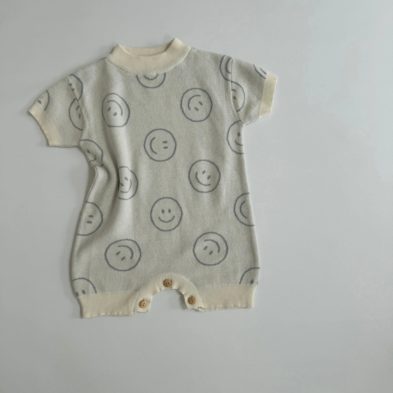 Mist Smiley Rue Romper