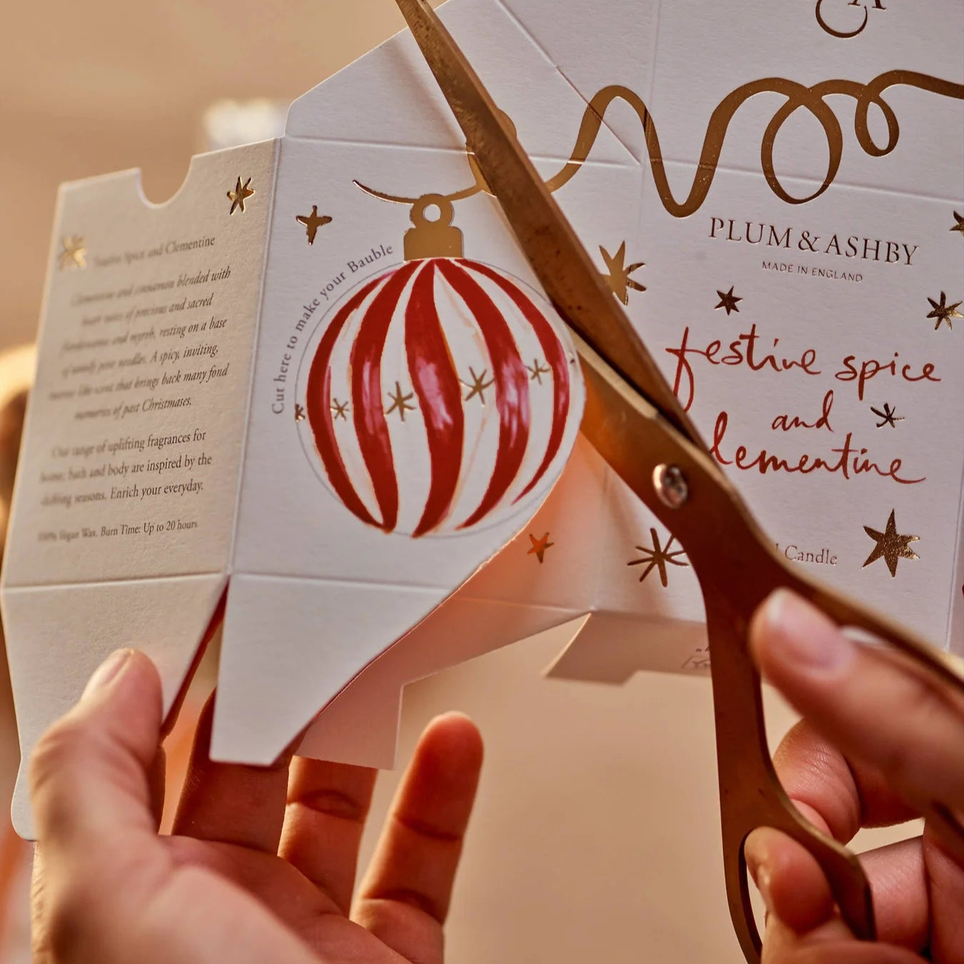 Plum & Ashby Festive Spice & Clementine Candle