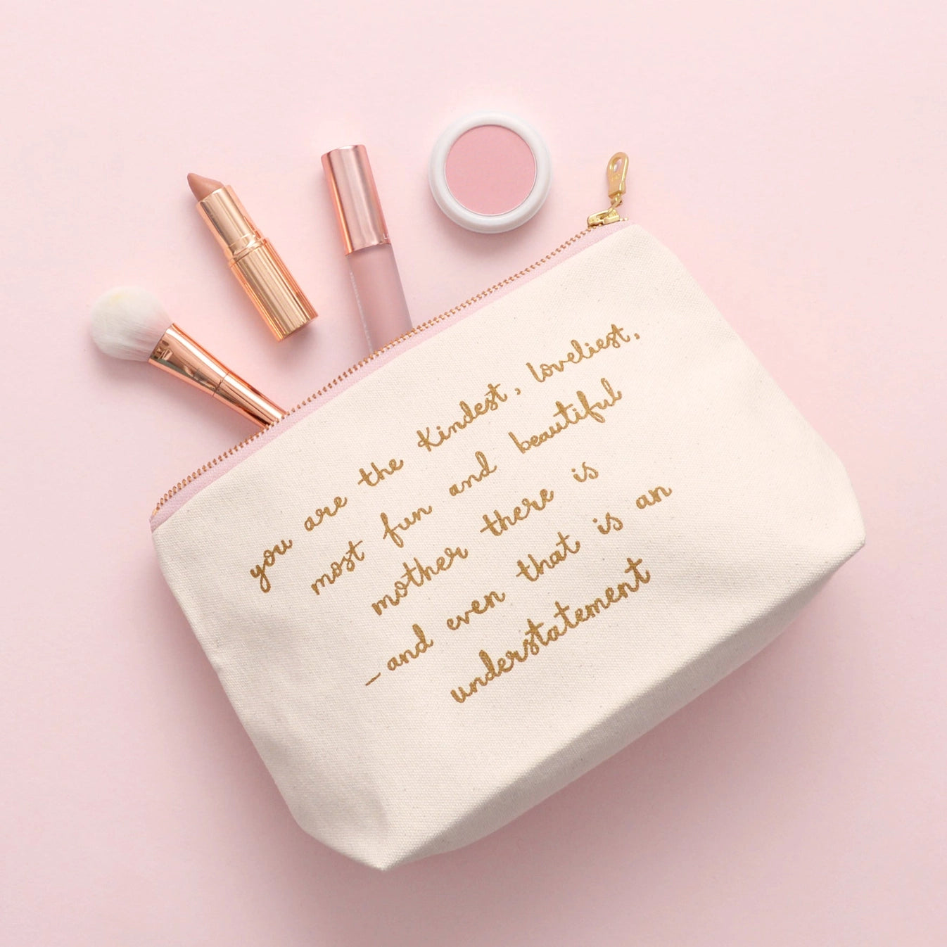 The Kindest Mother - Makeup Bag