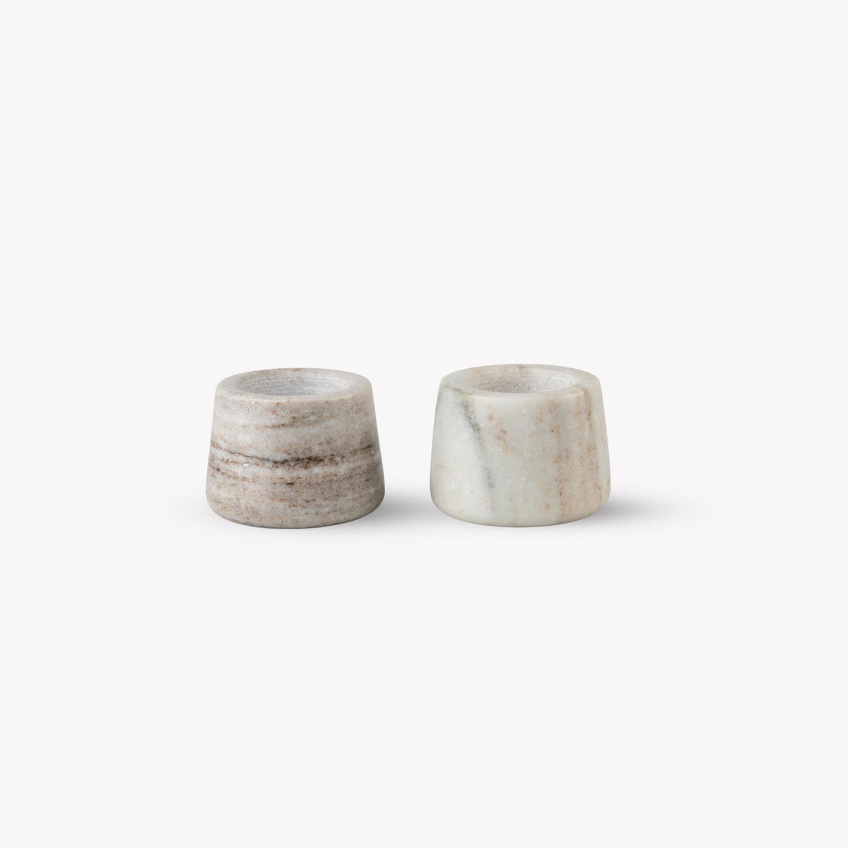 Osney Marble Tealight Holders, Set of 2