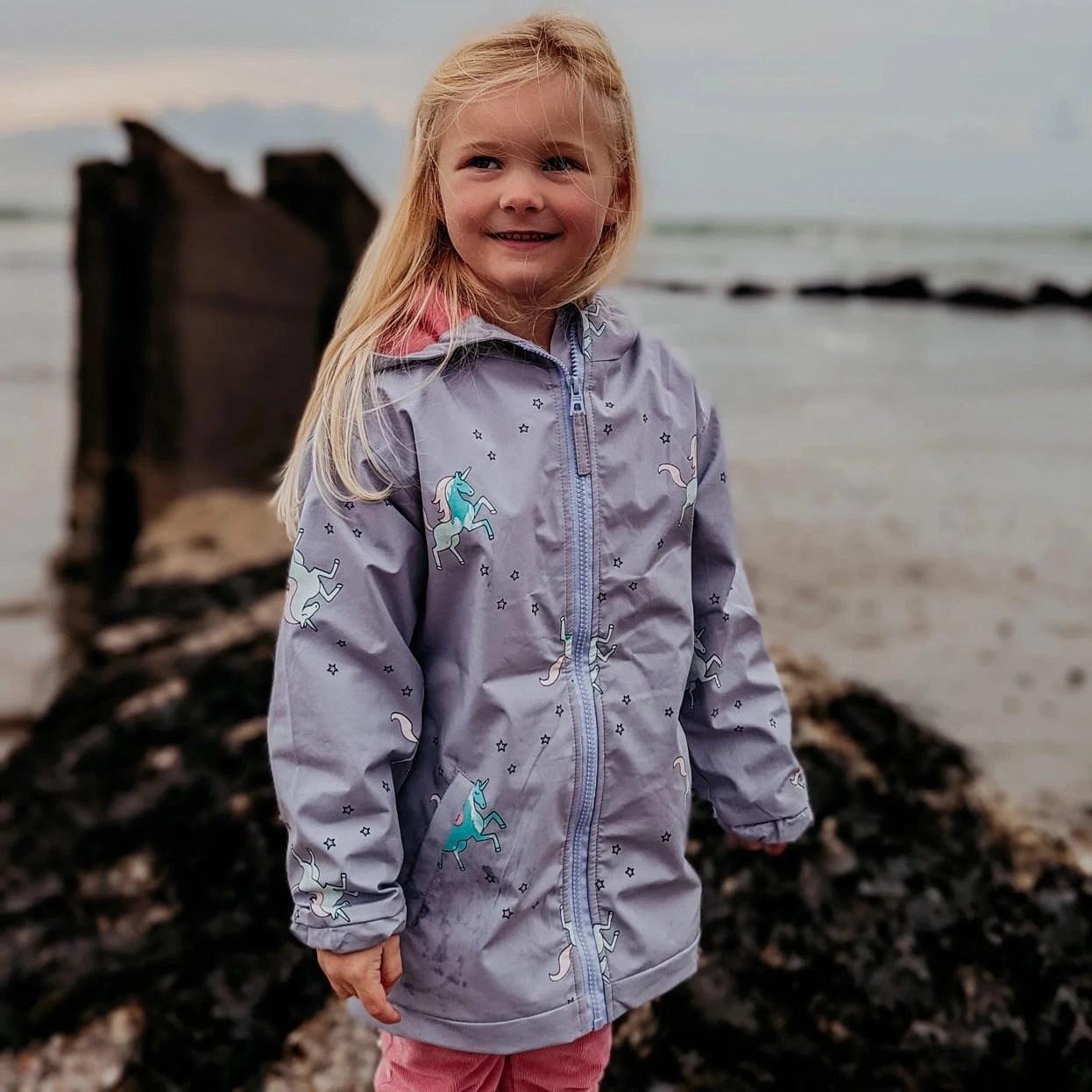 Colour Changing Kids Raincoat