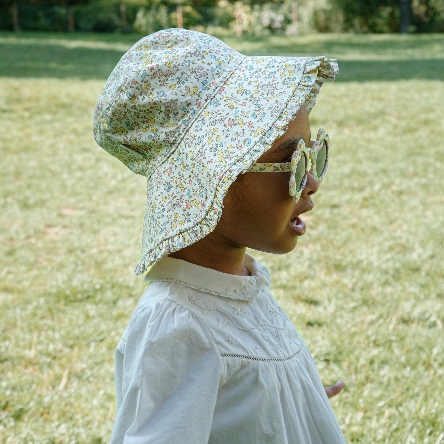 Rockahula Petal Ruffle Reversible Sun Hat