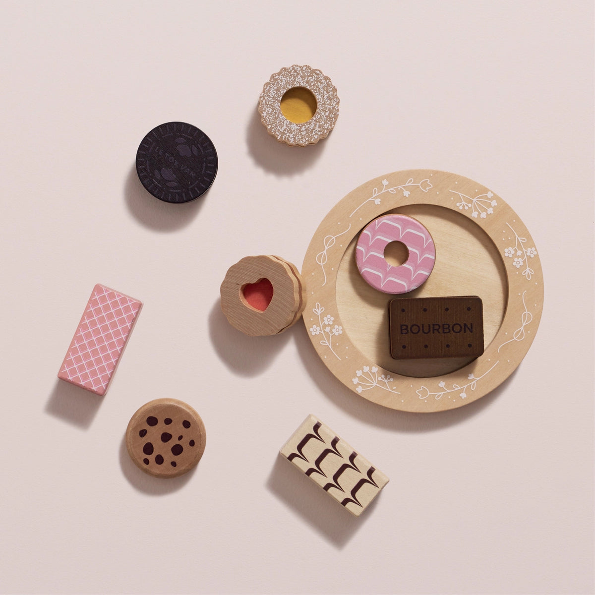 Wooden Biscuit & Cookie Set