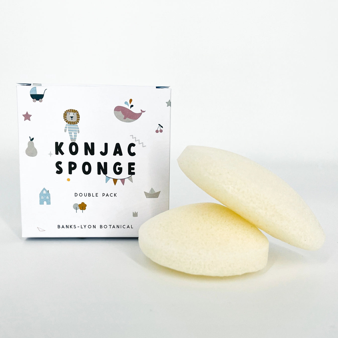 Konjac Sponge - Double Pack