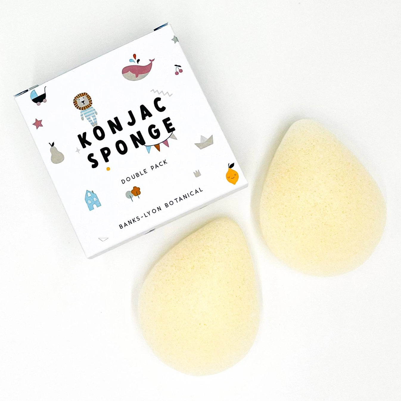 Konjac Sponge - Double Pack