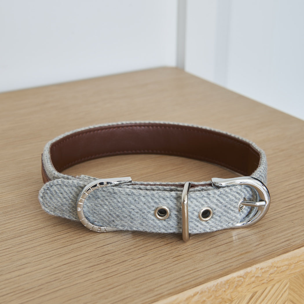 Sweet William Tweed Dog Collar - Medium