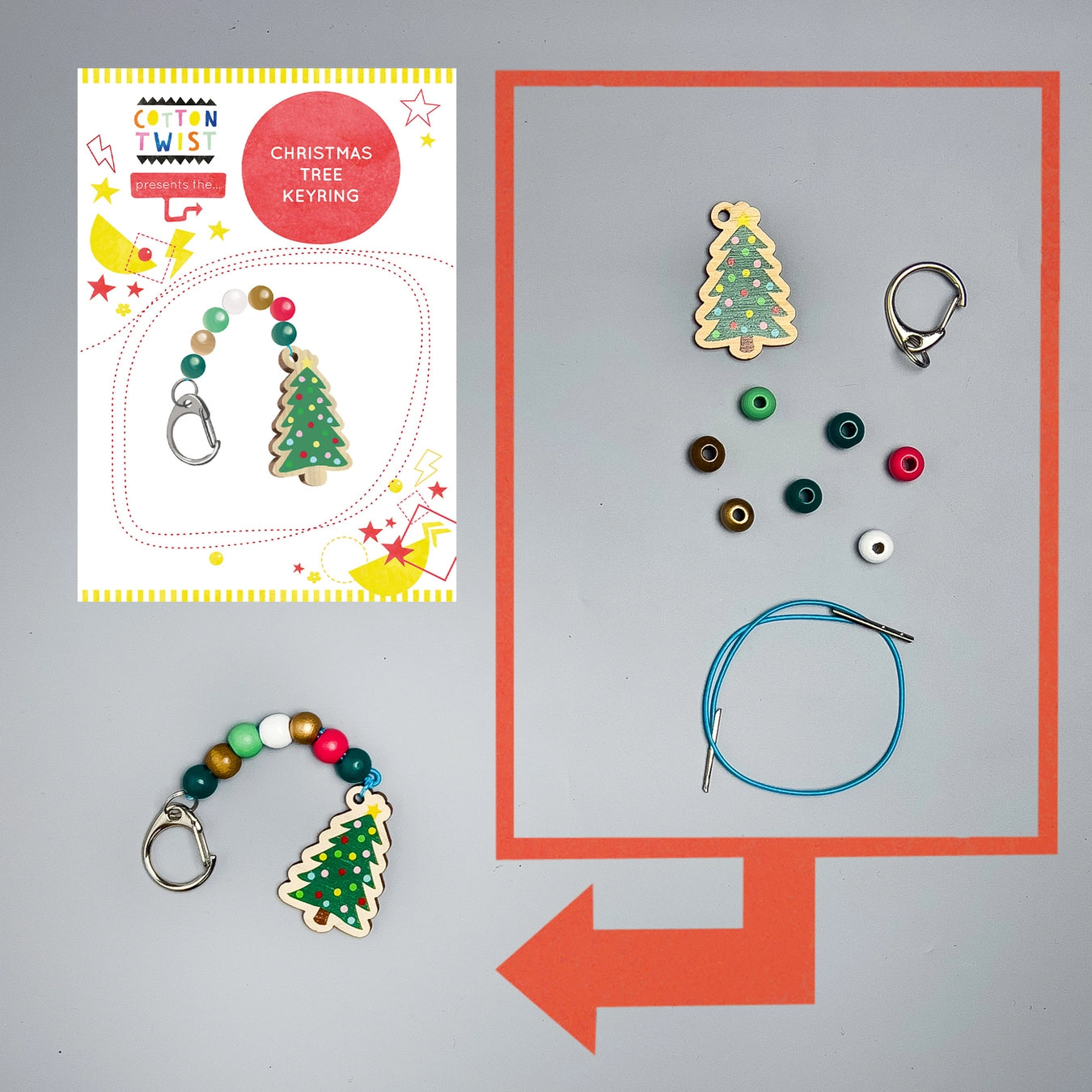 Make Your Own Christmas Keyring